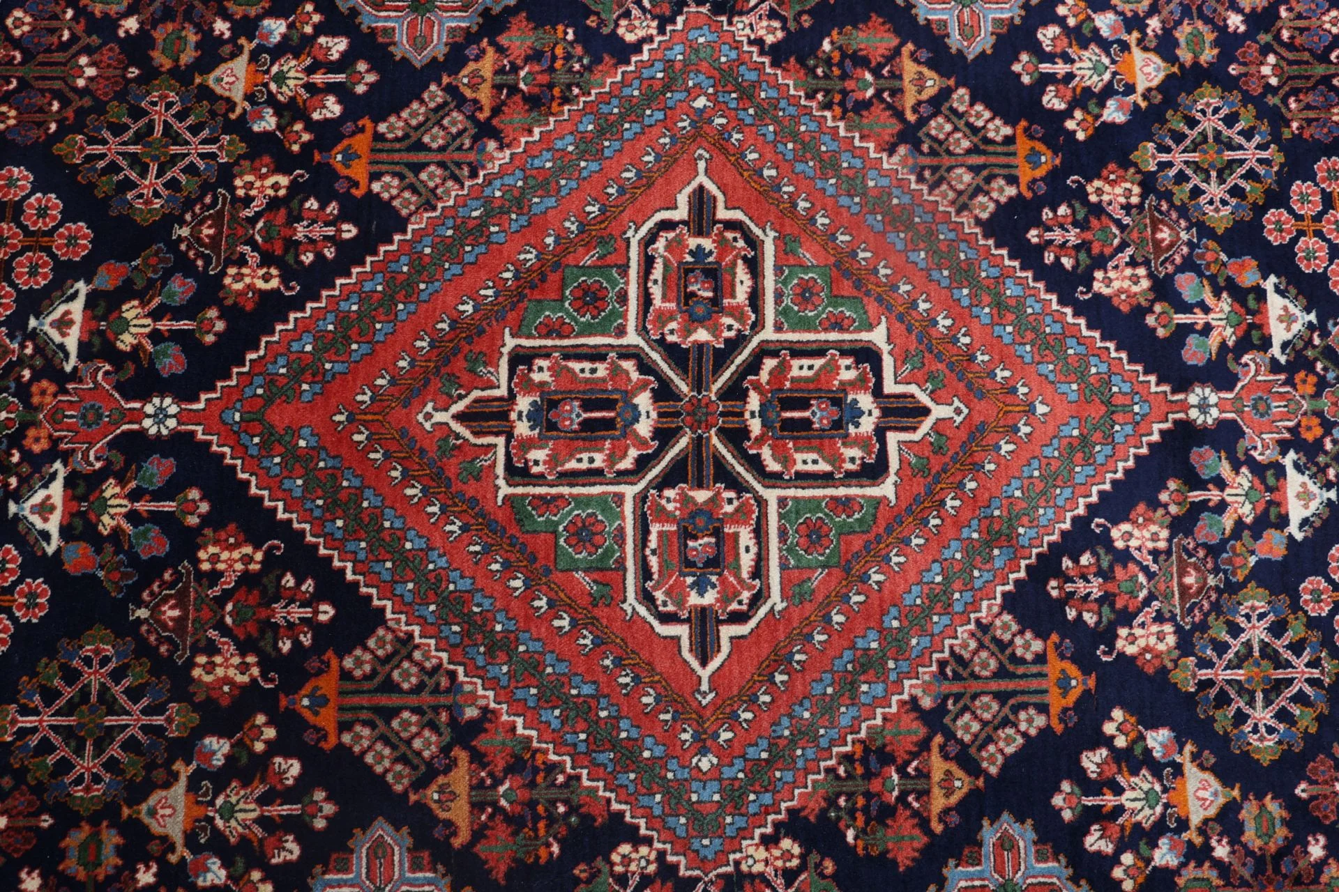 Perserteppich 217 × 307 cm aus Wolle, handgeknüpft