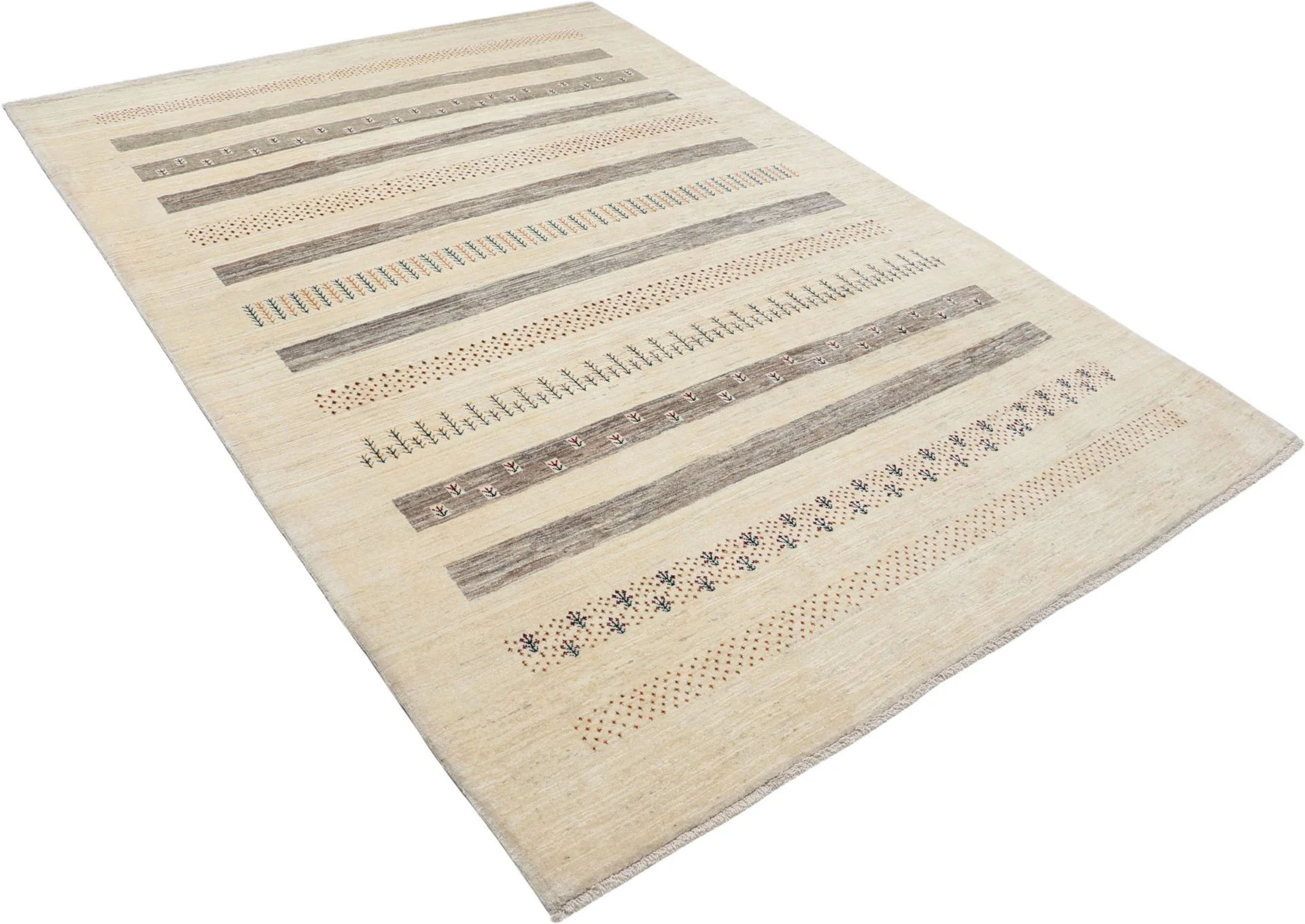 Loribaft Perserteppich 207 × 293 cm aus Wolle, handgeknüpft