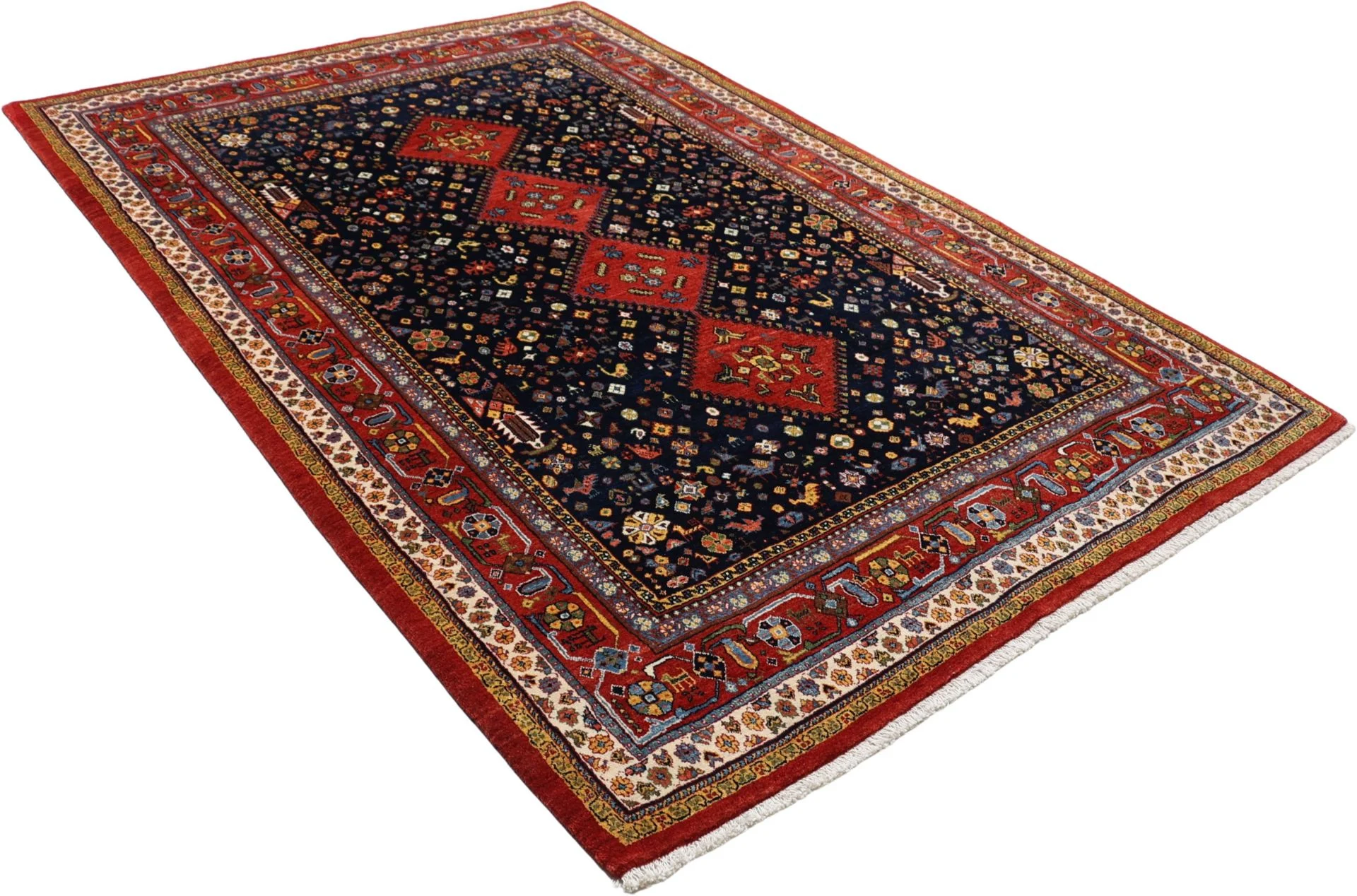 Handgeknüpfter Qashqai Perserteppich, 173 × 259 cm, Wolle