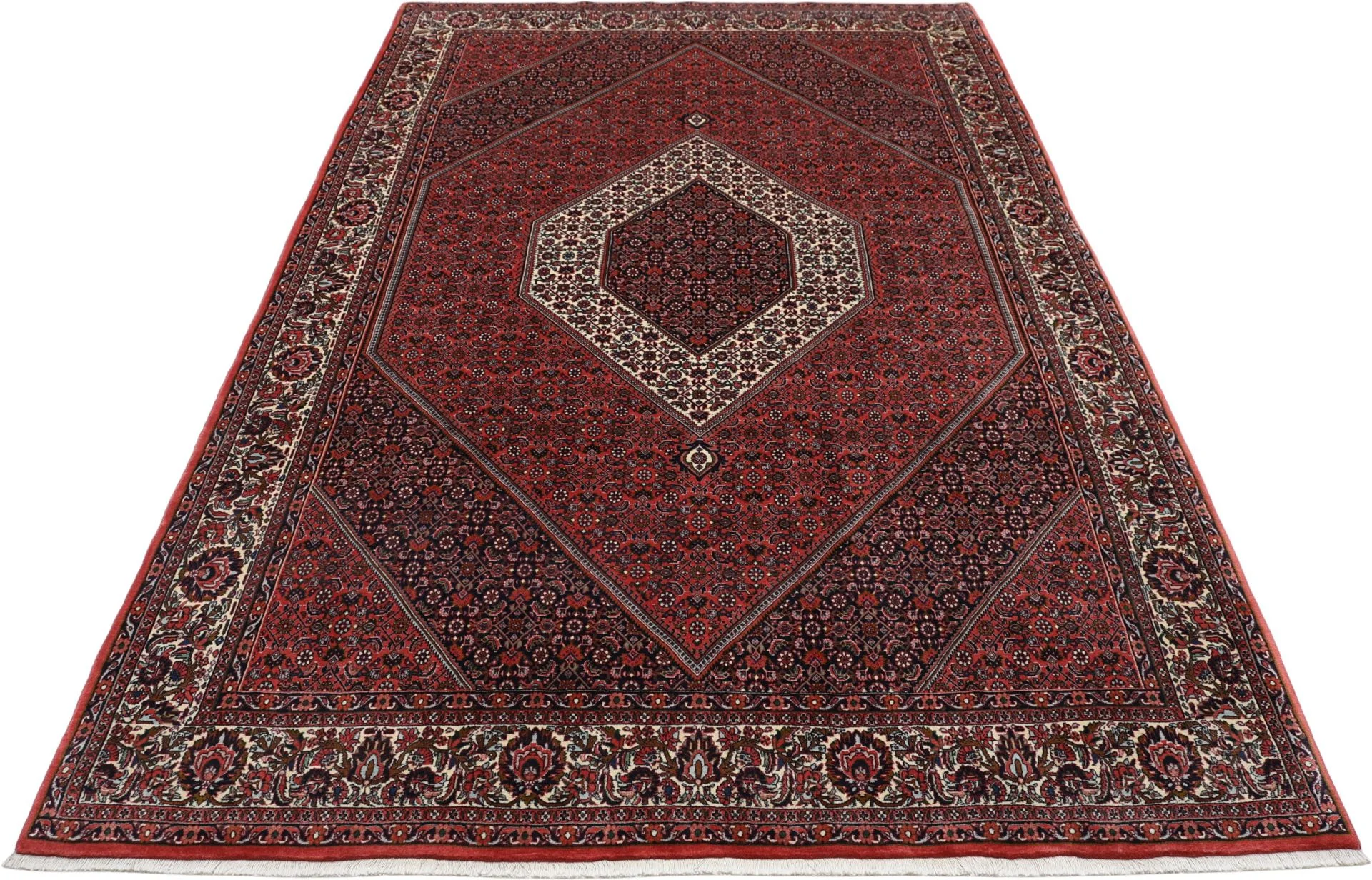Handgeknüpfter Bijar Perserteppich 202 × 315 cm