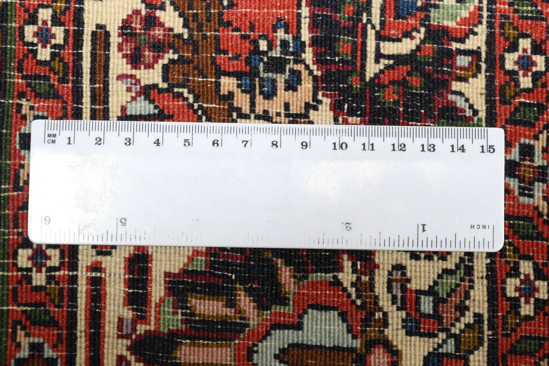 Handgeknüpfter Bijar Perserteppich 202 × 315 cm