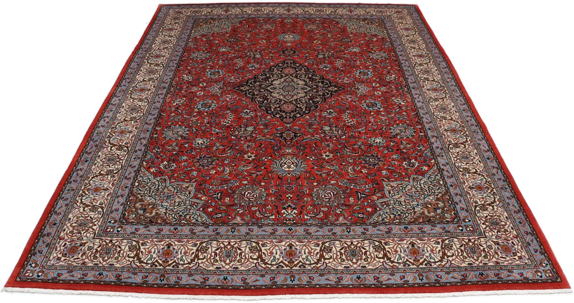 Handgeknüpfter Sarough Perserteppich 261 × 348 cm