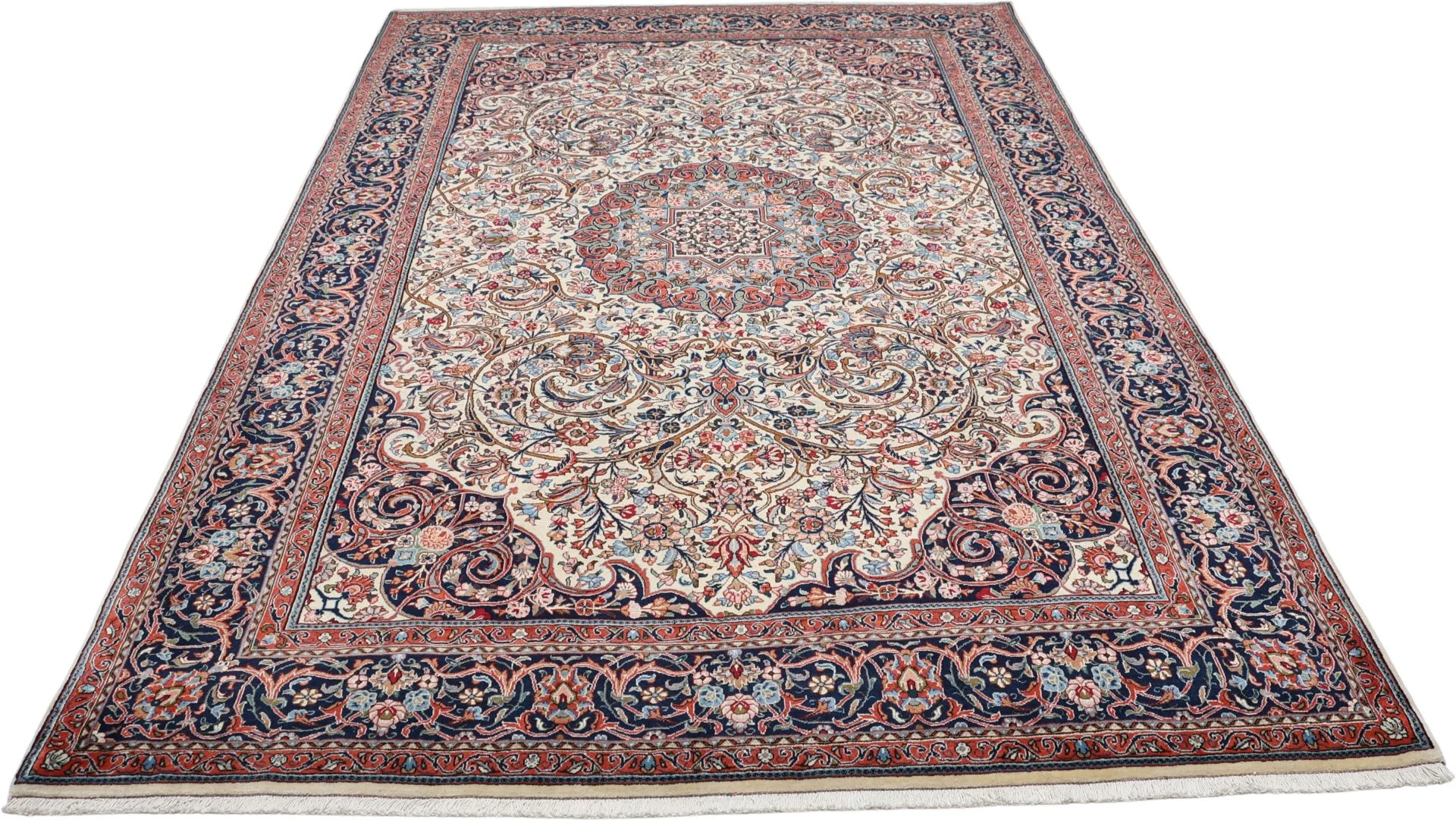 Sarough Perserteppich 207 × 305 cm aus Wolle, handgeknüpft