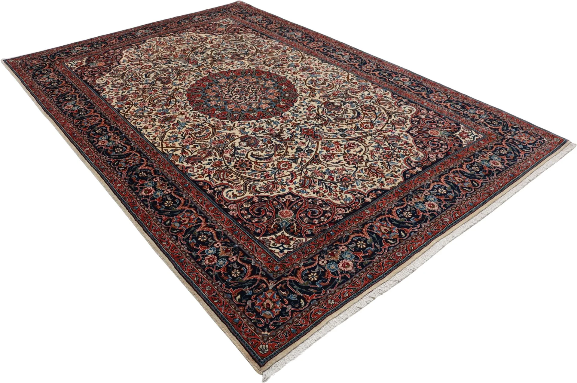 Sarough Perserteppich 207 × 305 cm aus Wolle, handgeknüpft