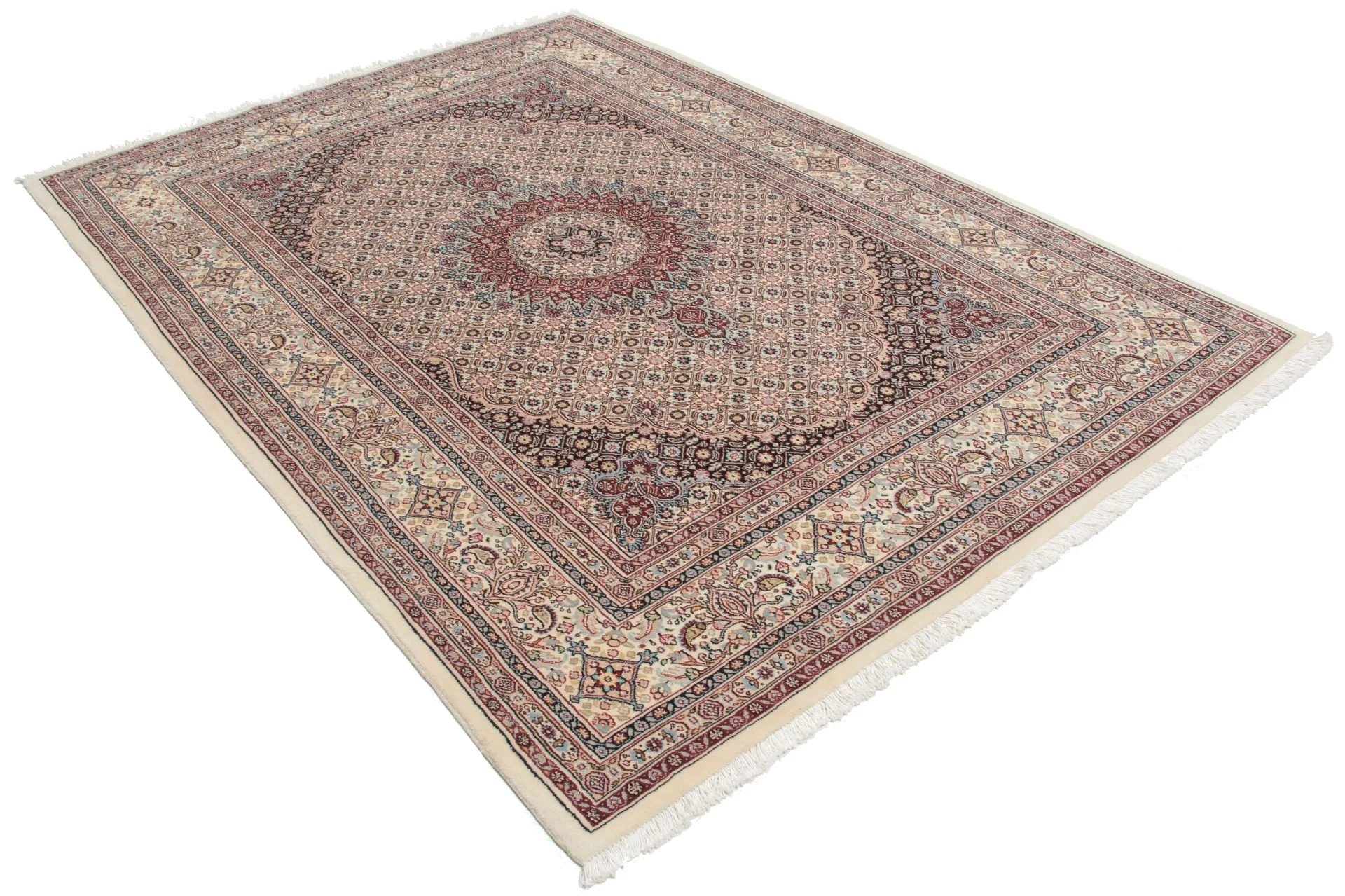 Handgeknüpfter Moud Perserteppich 152 × 218 cm