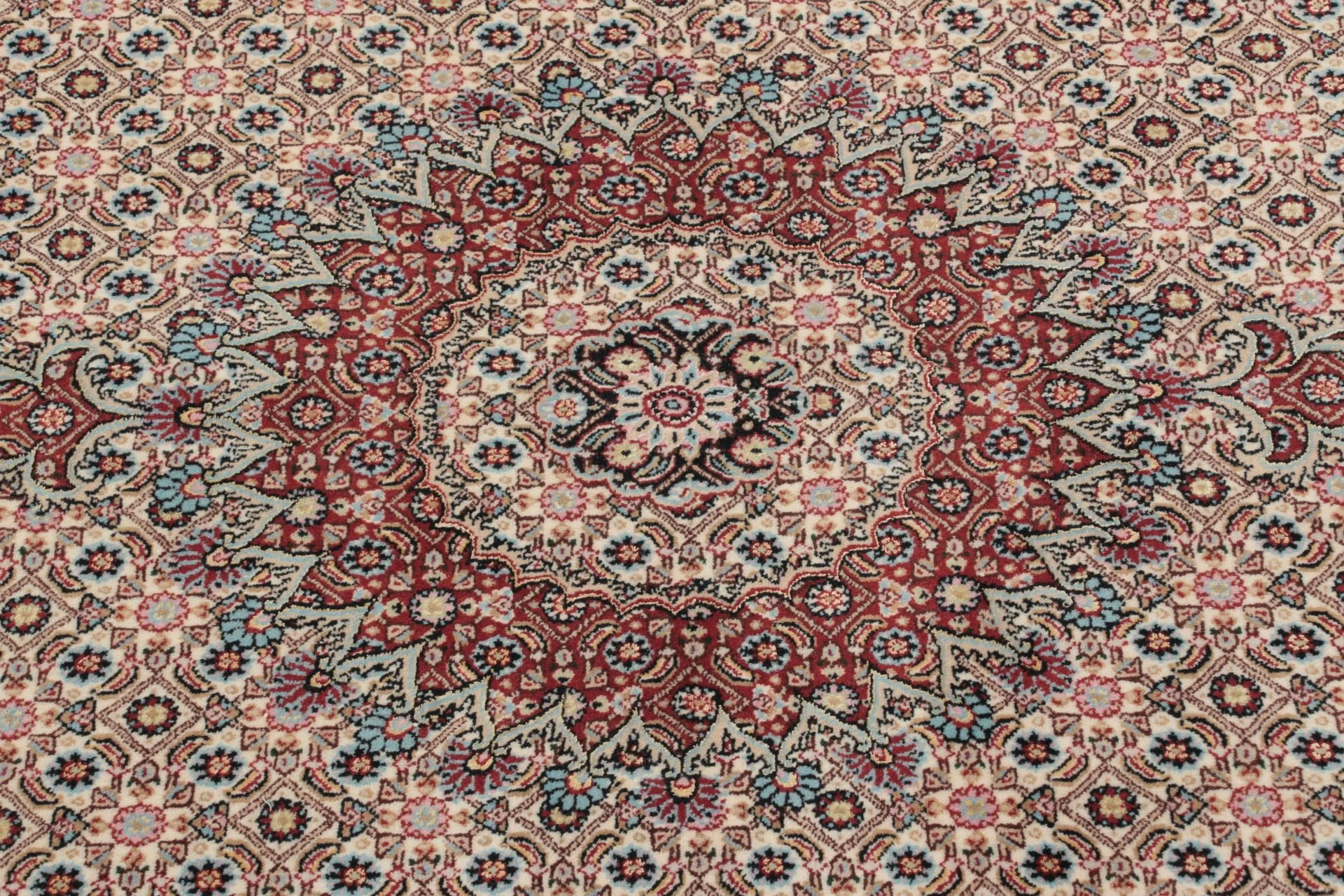 Handgeknüpfter Moud Perserteppich 152 × 218 cm