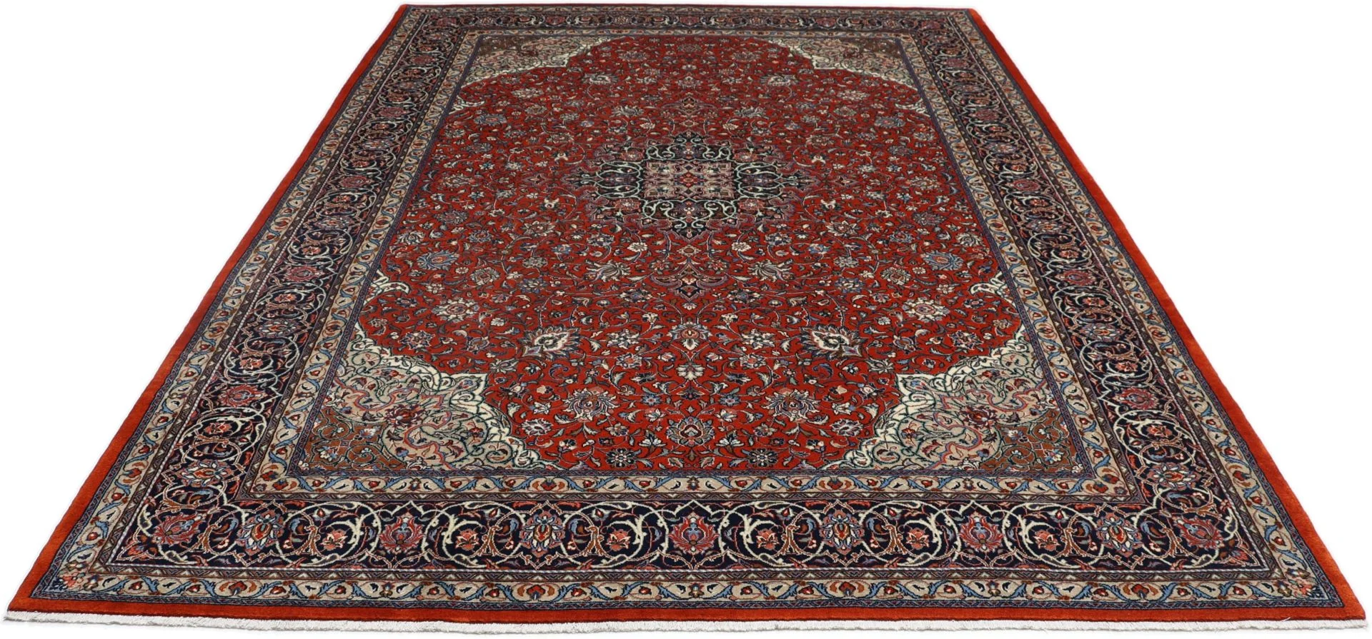 Sarough Perserteppich 255 × 360 cm aus Wolle, handgeknüpft