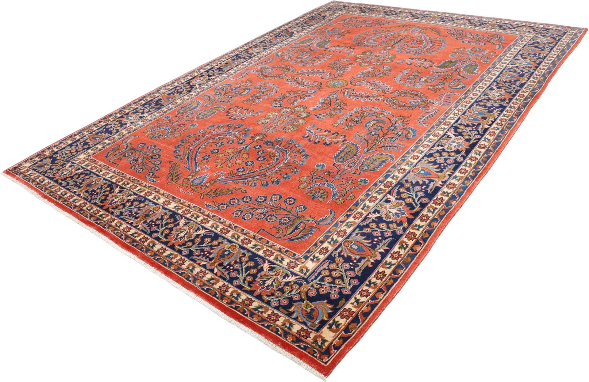 Sarough Perserteppich aus Iran, 212 × 303 cm