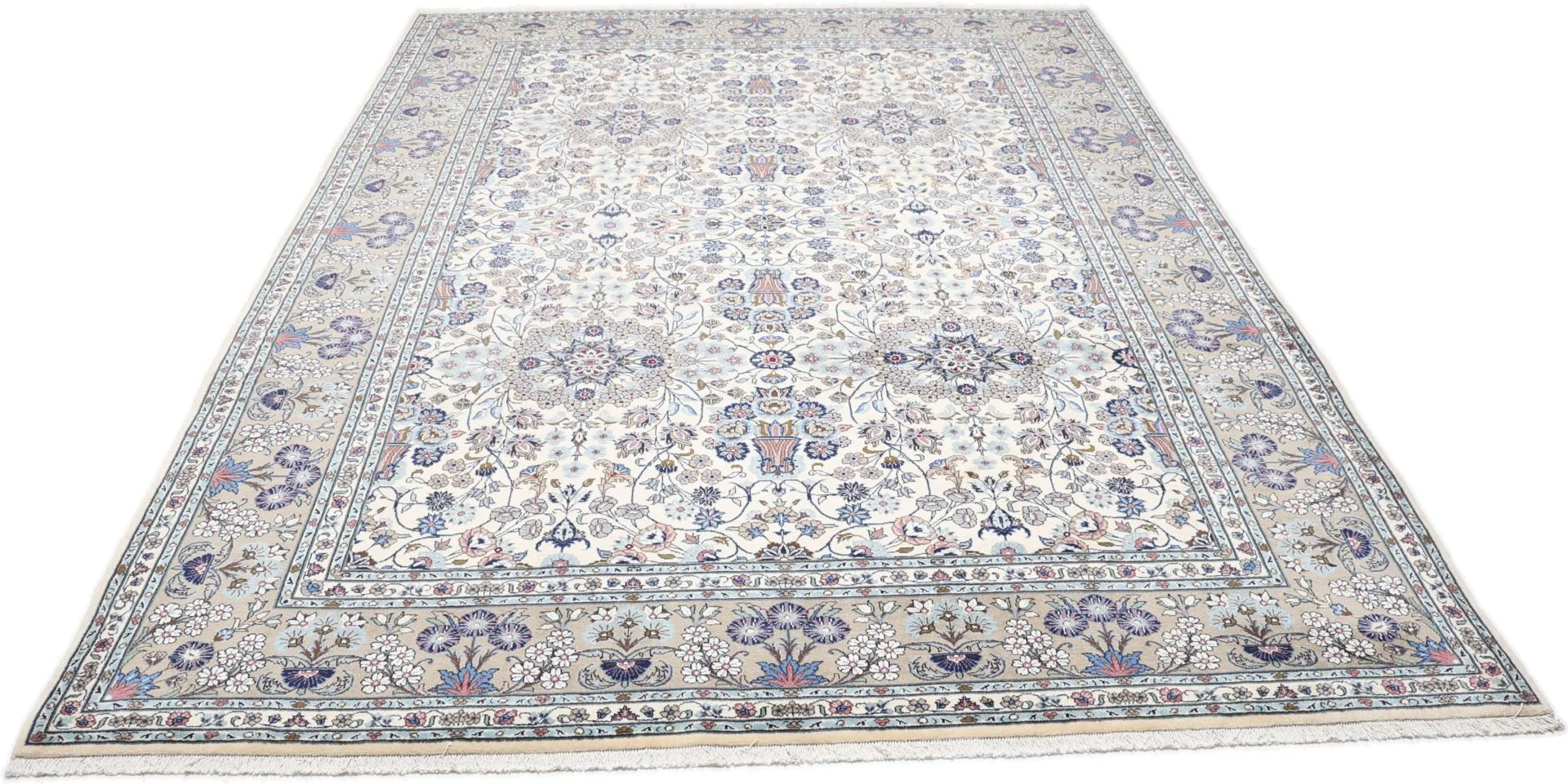 Kashan Perserteppich aus Iran, 257 × 351 cm