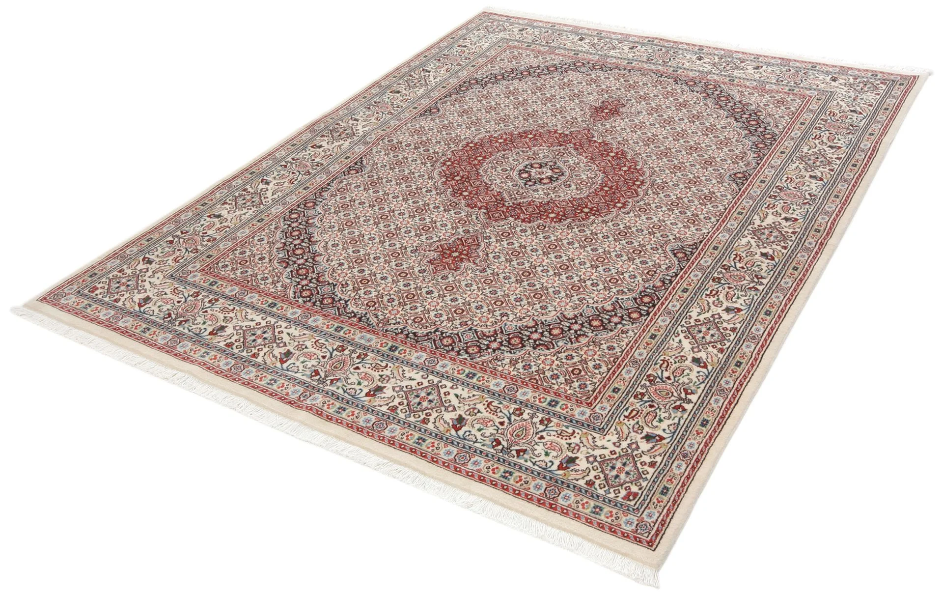 Handgeknüpfter Moud Perserteppich, 172 × 235 cm, Wolle