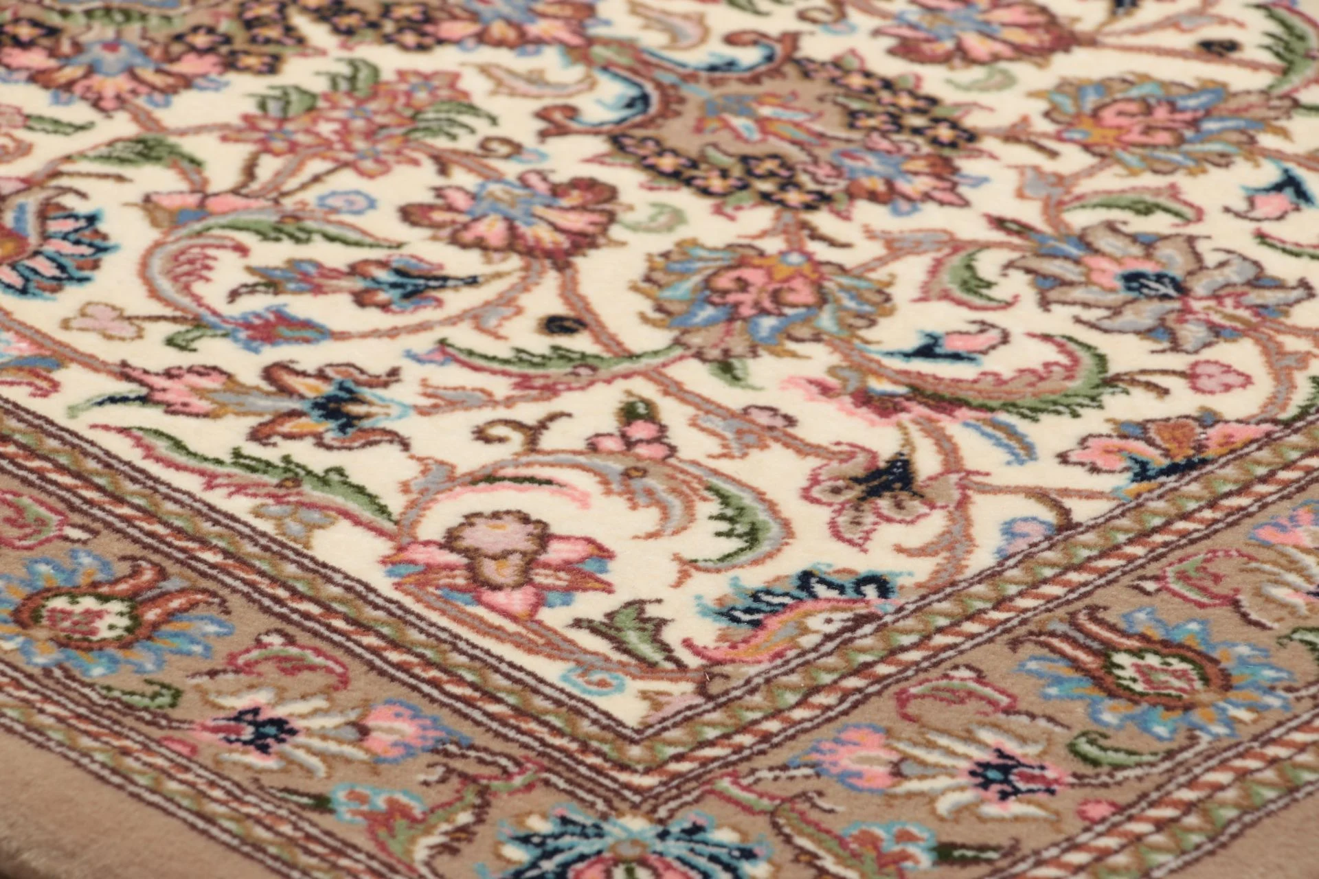 Ghom Perserteppich aus Iran, 80 × 310 cm