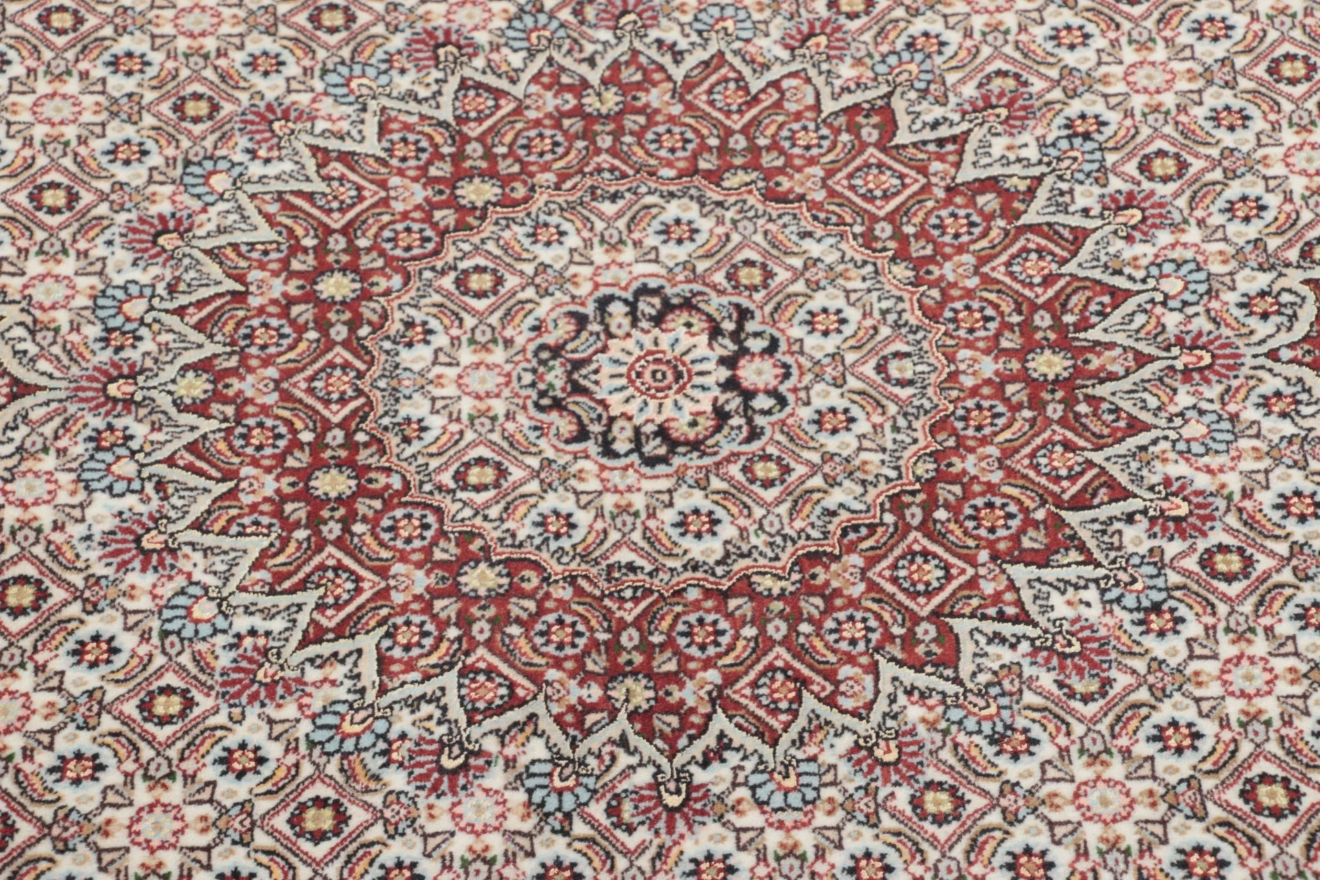Handgeknüpfter Moud Perserteppich, 153 × 206 cm, Wolle
