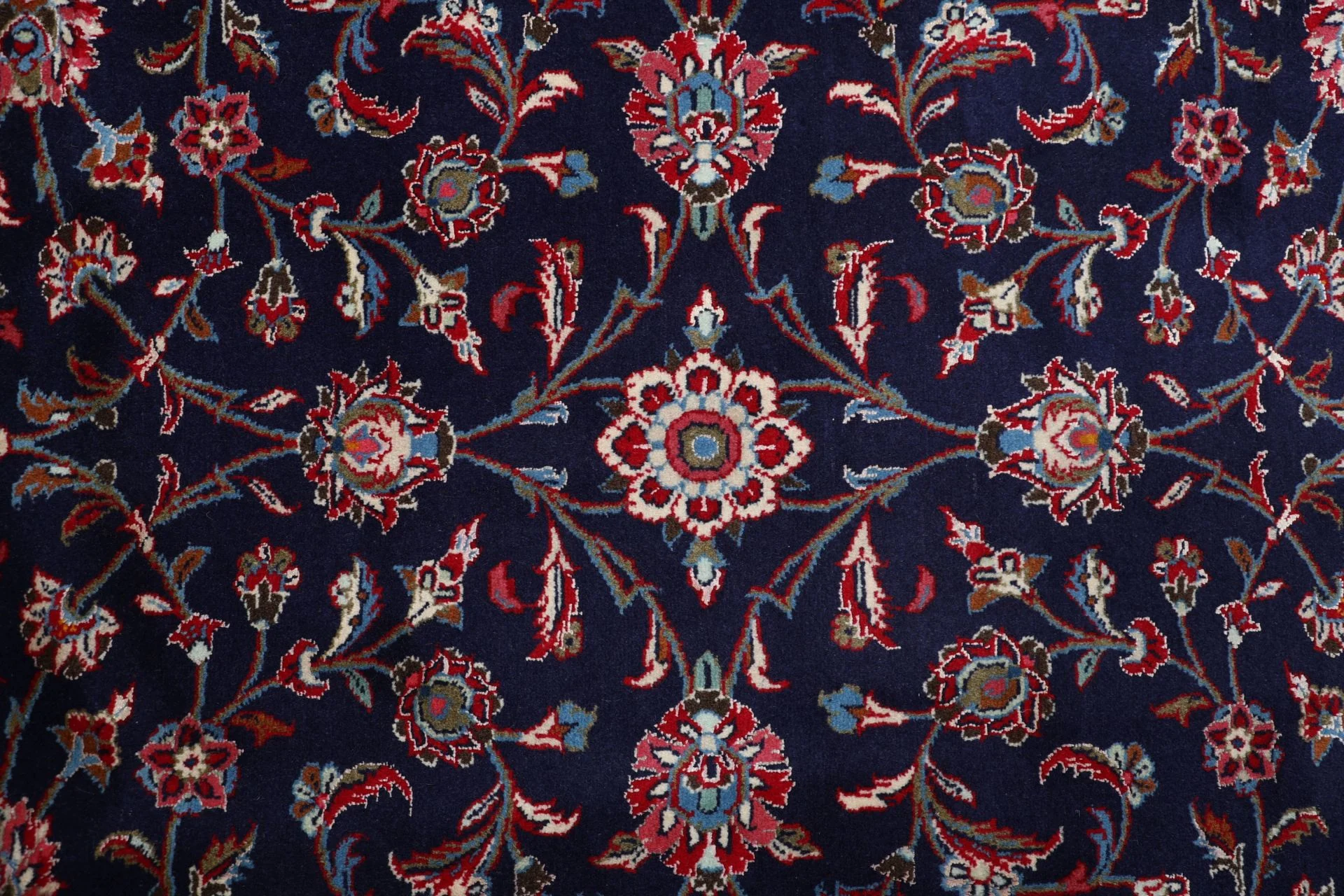Handgeknüpfter Kashan Perserteppich, 246 × 342 cm, Wolle