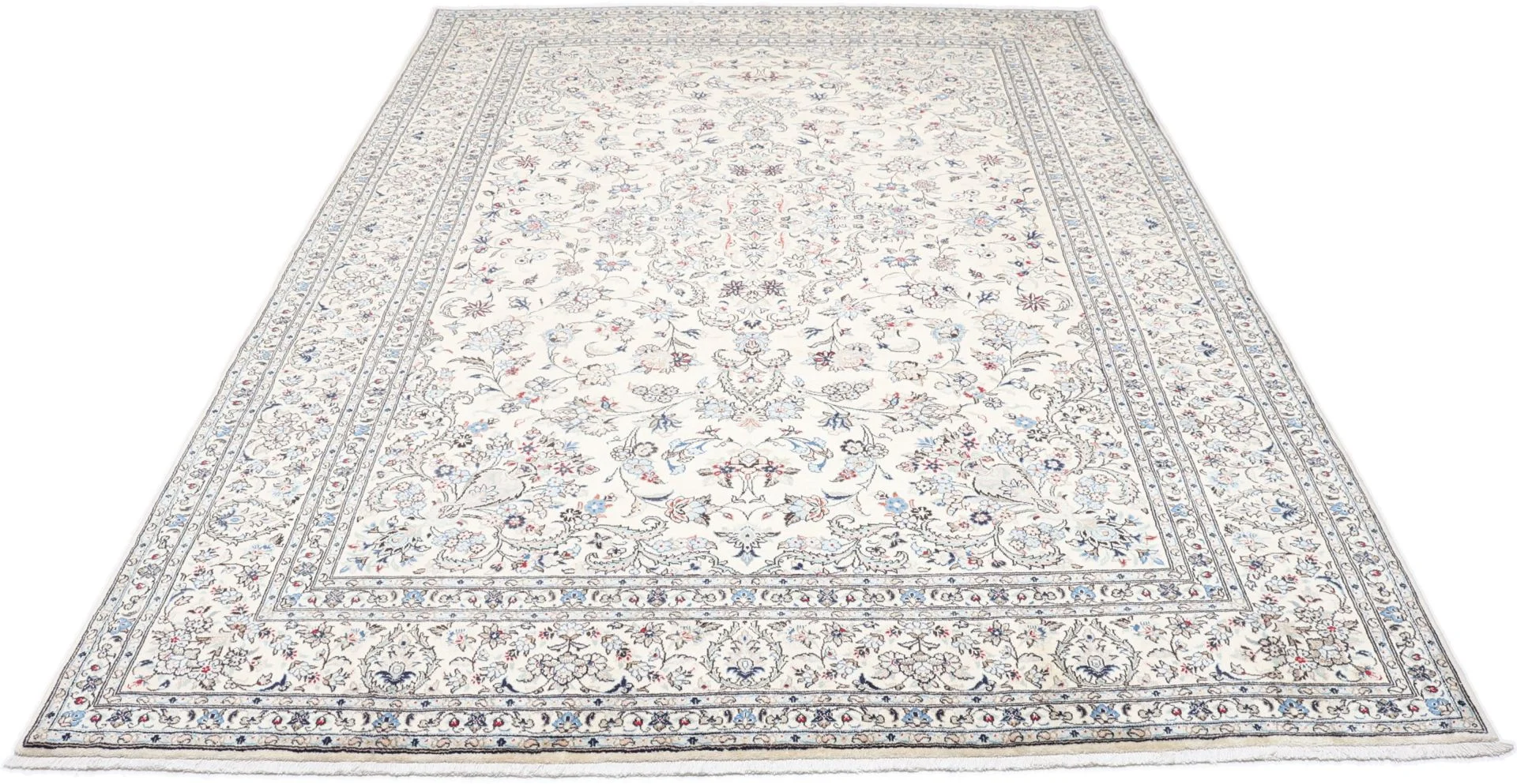 Kashan Perserteppich 255 × 355 cm aus Wolle, handgeknüpft
