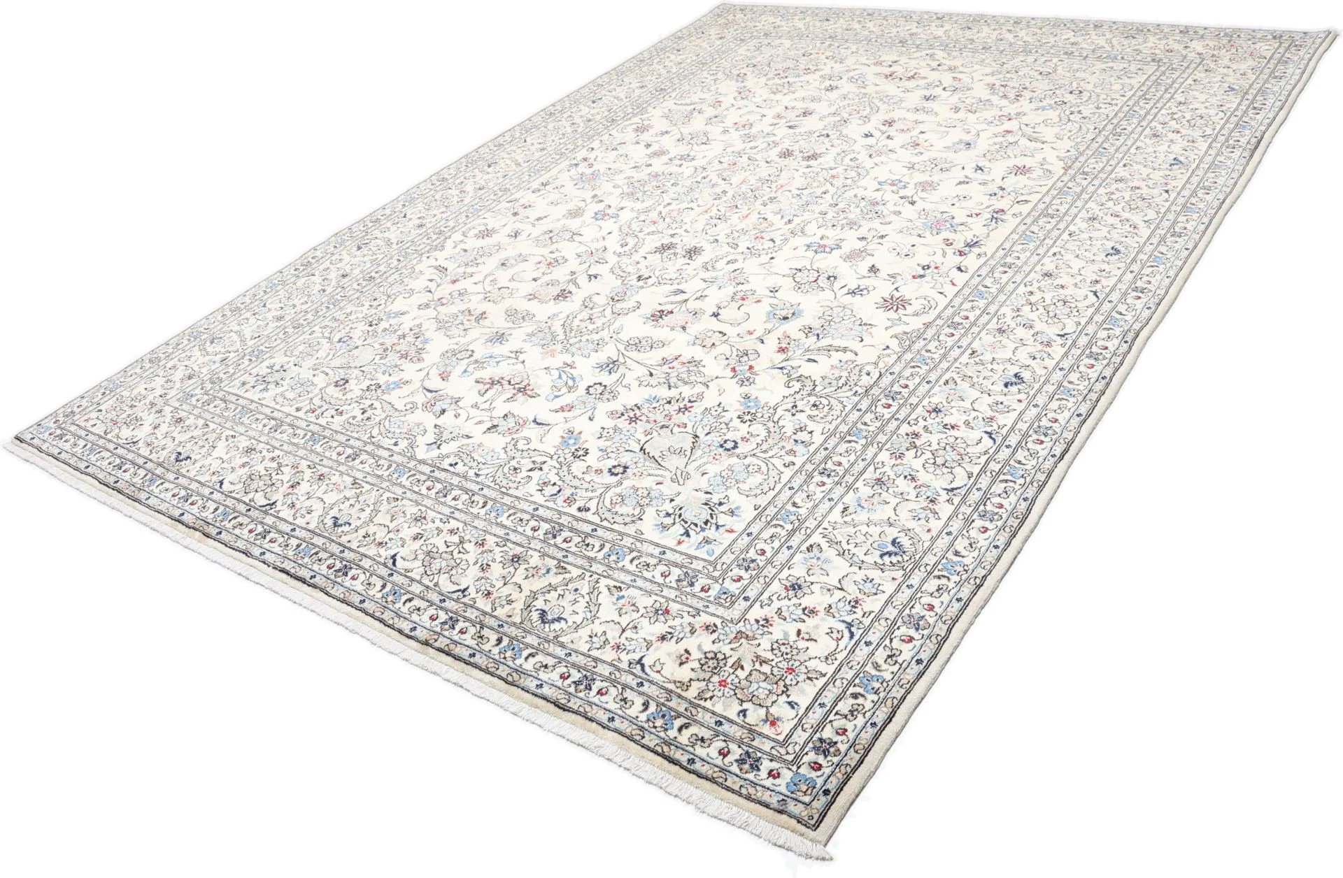 Kashan Perserteppich 255 × 355 cm aus Wolle, handgeknüpft