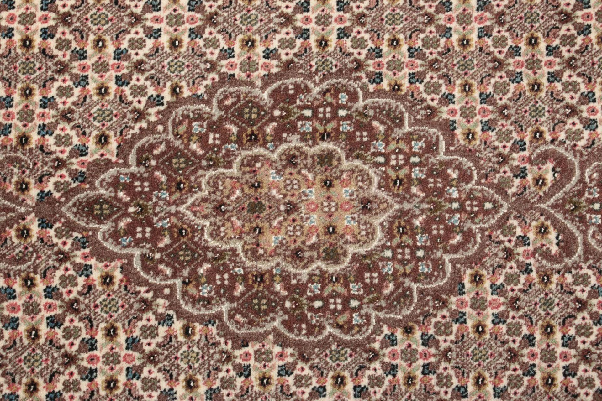 Handgeknüpfter Täbriz Perserteppich, 83 × 322 cm, Wolle & Seide