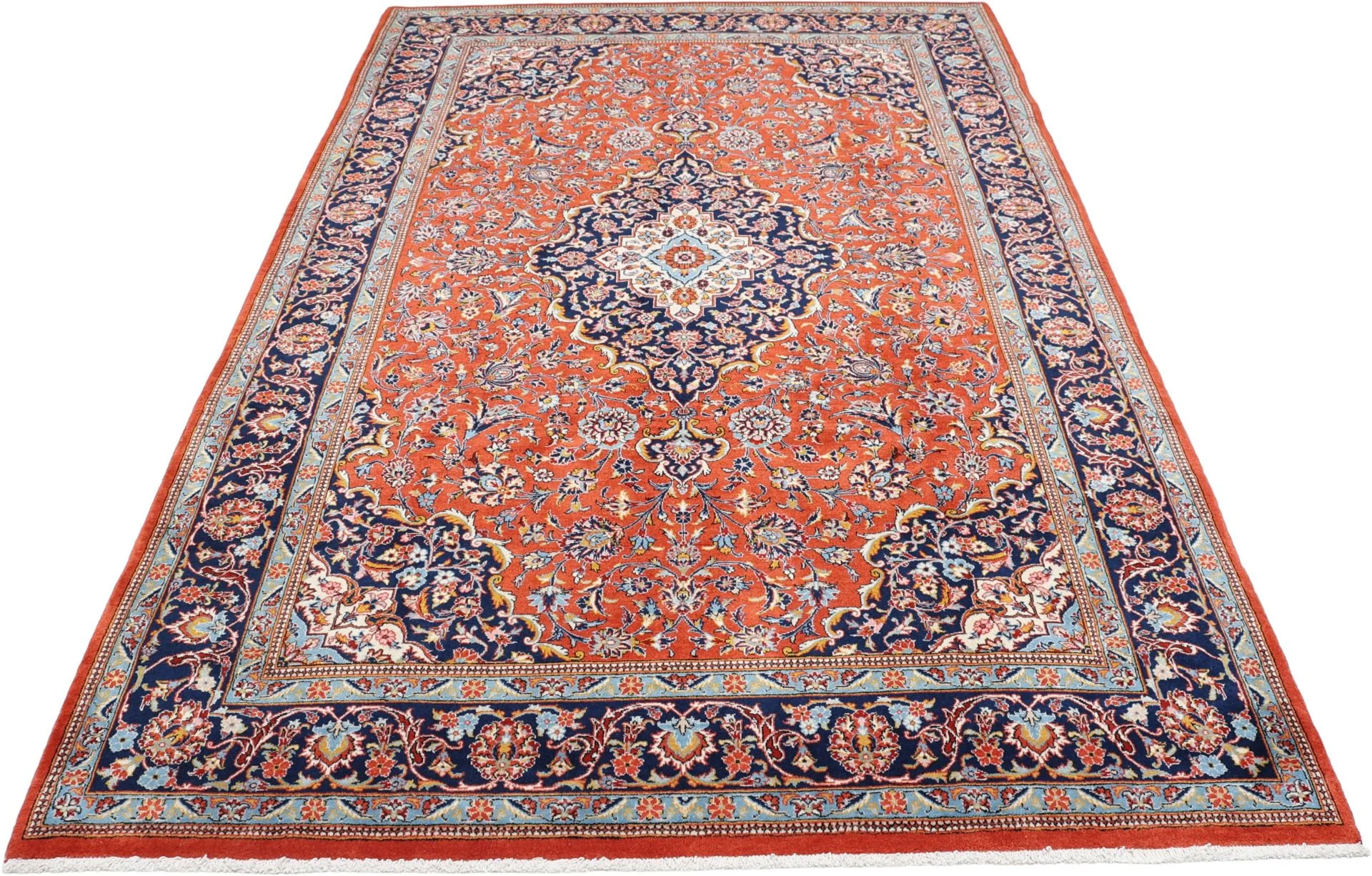 Kashan Perserteppich aus Iran, 200 × 310 cm
