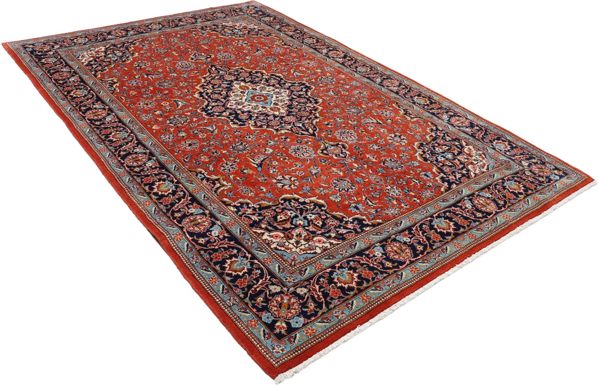Kashan Perserteppich aus Iran, 200 × 310 cm