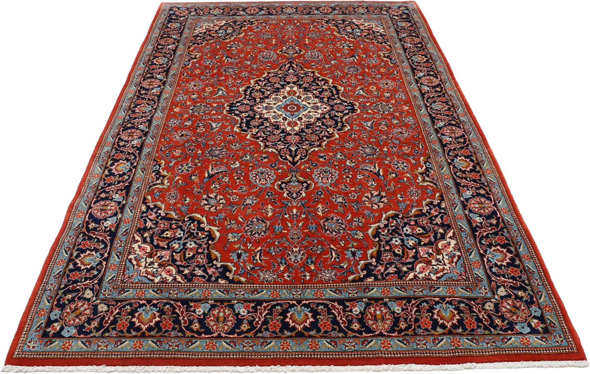Kashan Perserteppich aus Iran, 200 × 310 cm