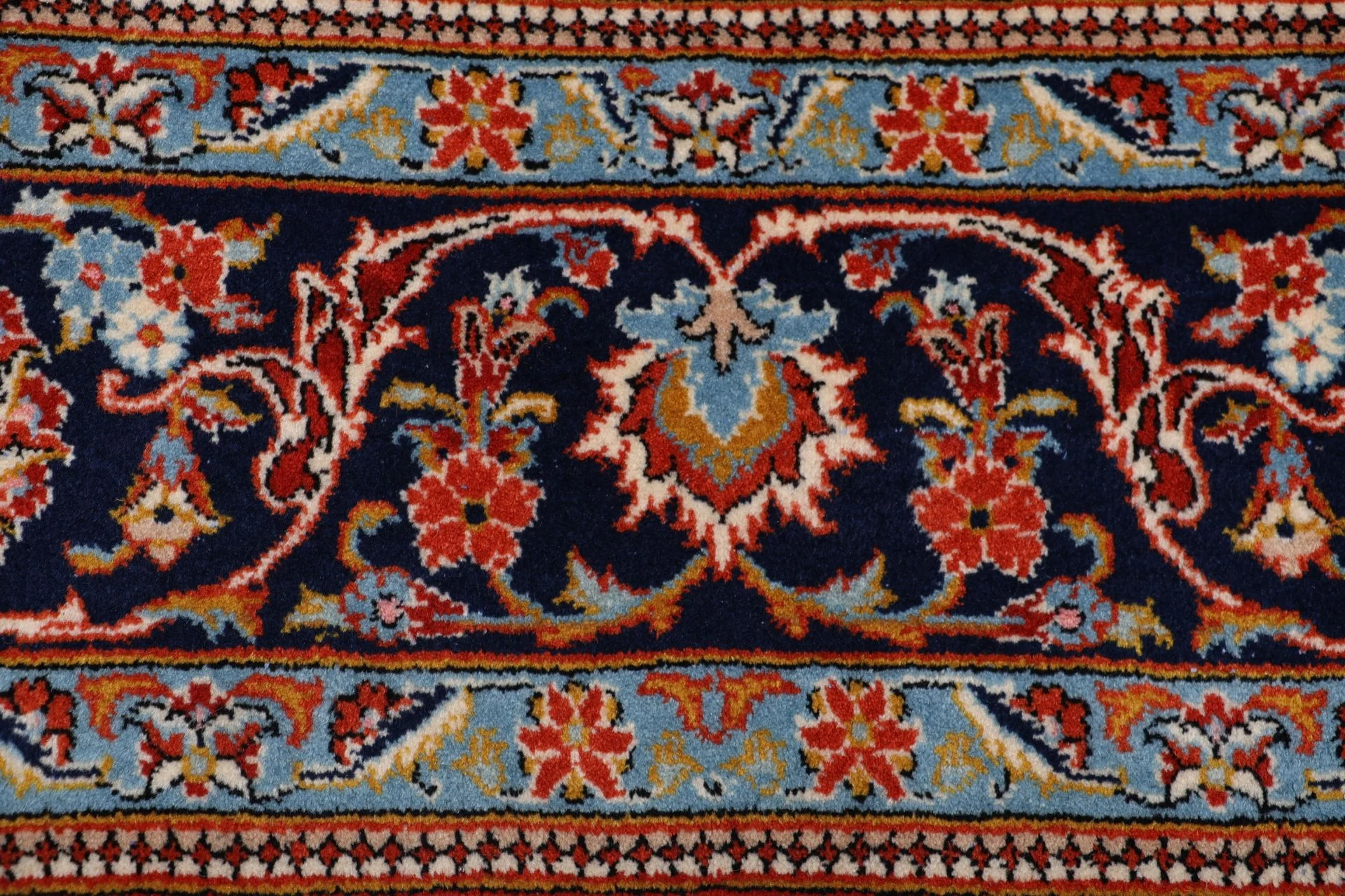 Kashan Perserteppich aus Iran, 200 × 310 cm
