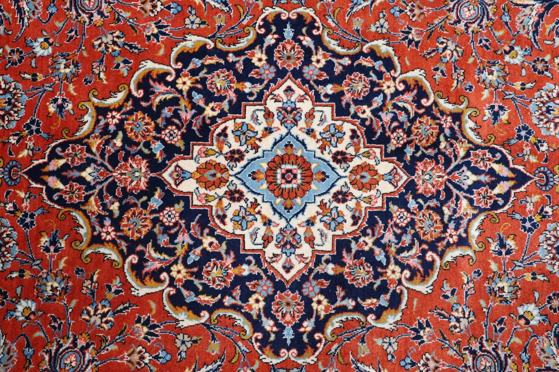 Kashan Perserteppich aus Iran, 200 × 310 cm