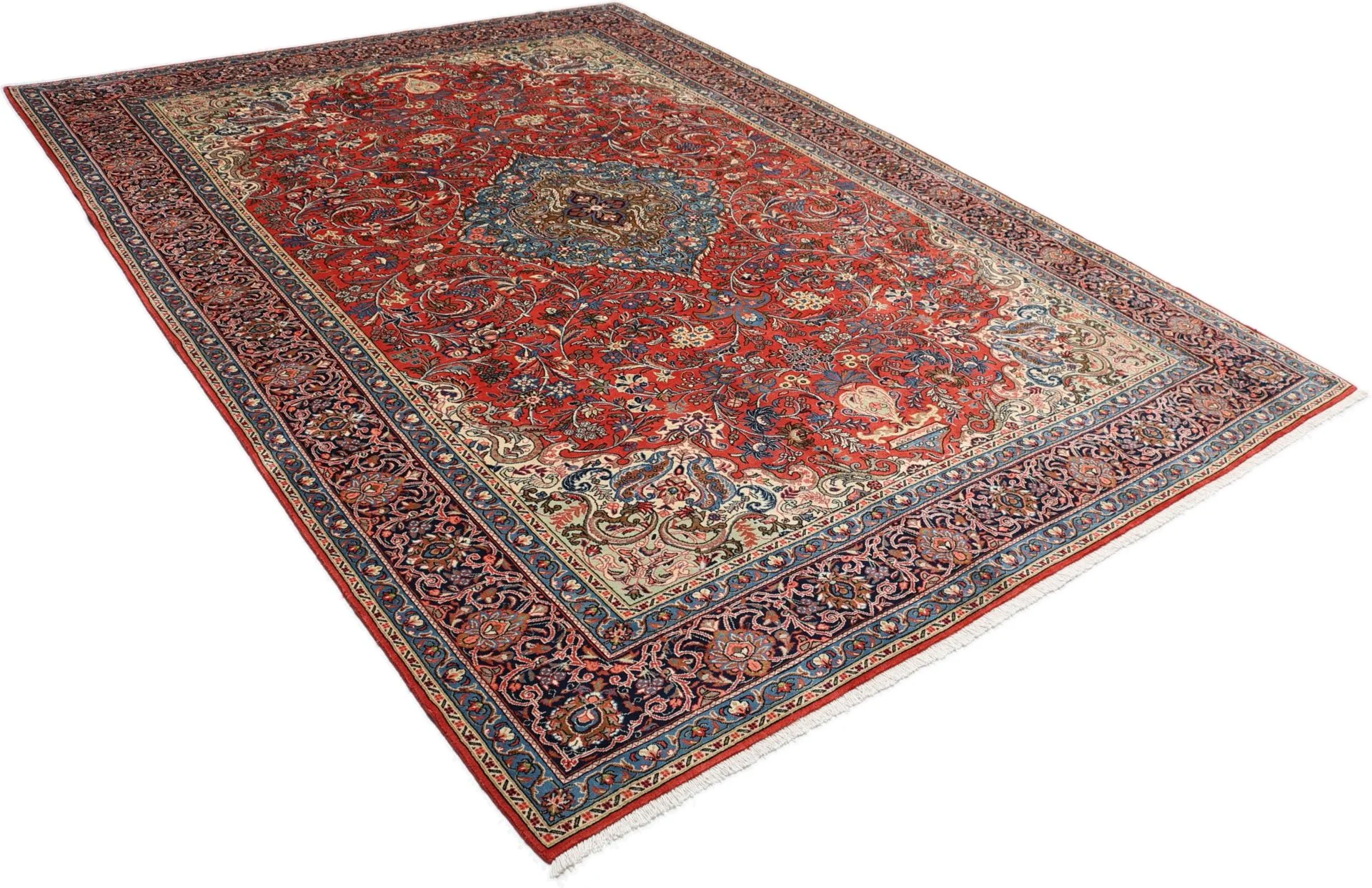 Handgeknüpfter Sarough Perserteppich 265 × 366 cm