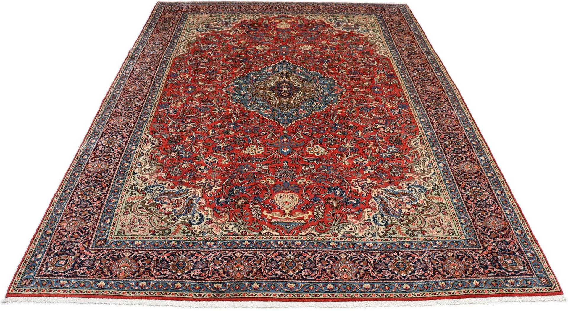 Handgeknüpfter Sarough Perserteppich 265 × 366 cm