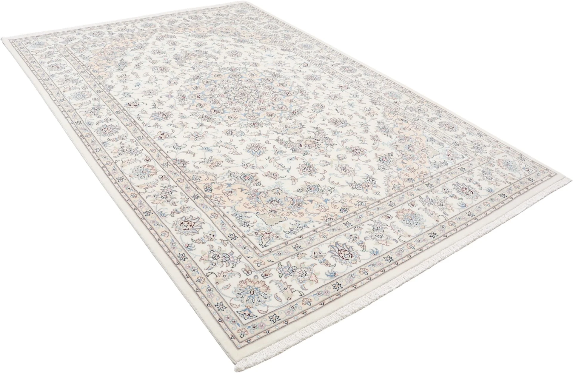 Handgeknüpfter Nain Perserteppich, 200 × 300 cm, Wolle