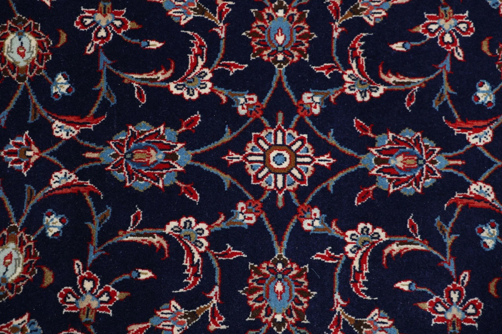 Kashan Perserteppich 199 × 305 cm aus Wolle, handgeknüpft