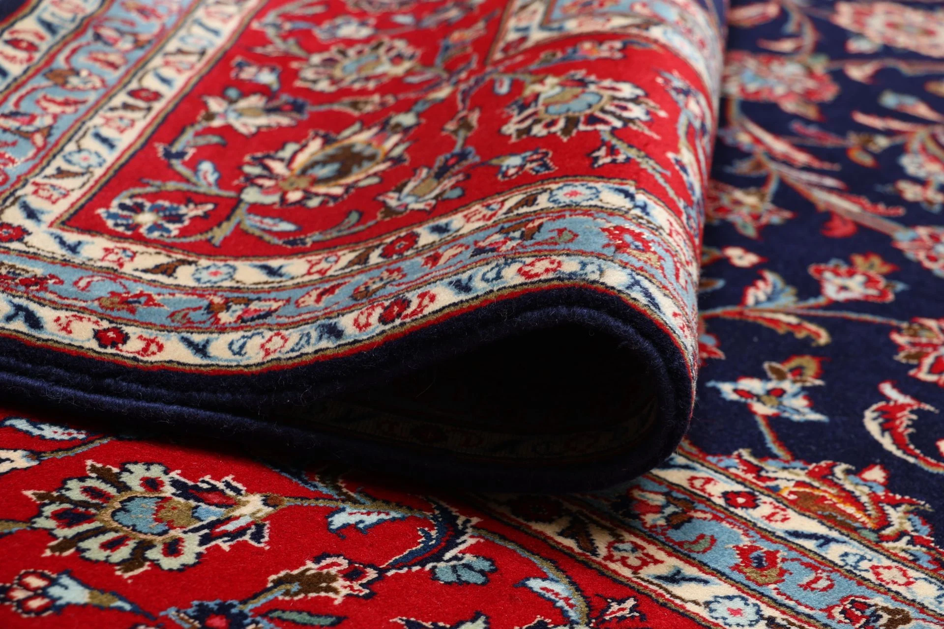 Kashan Perserteppich aus Iran, 248 × 350 cm