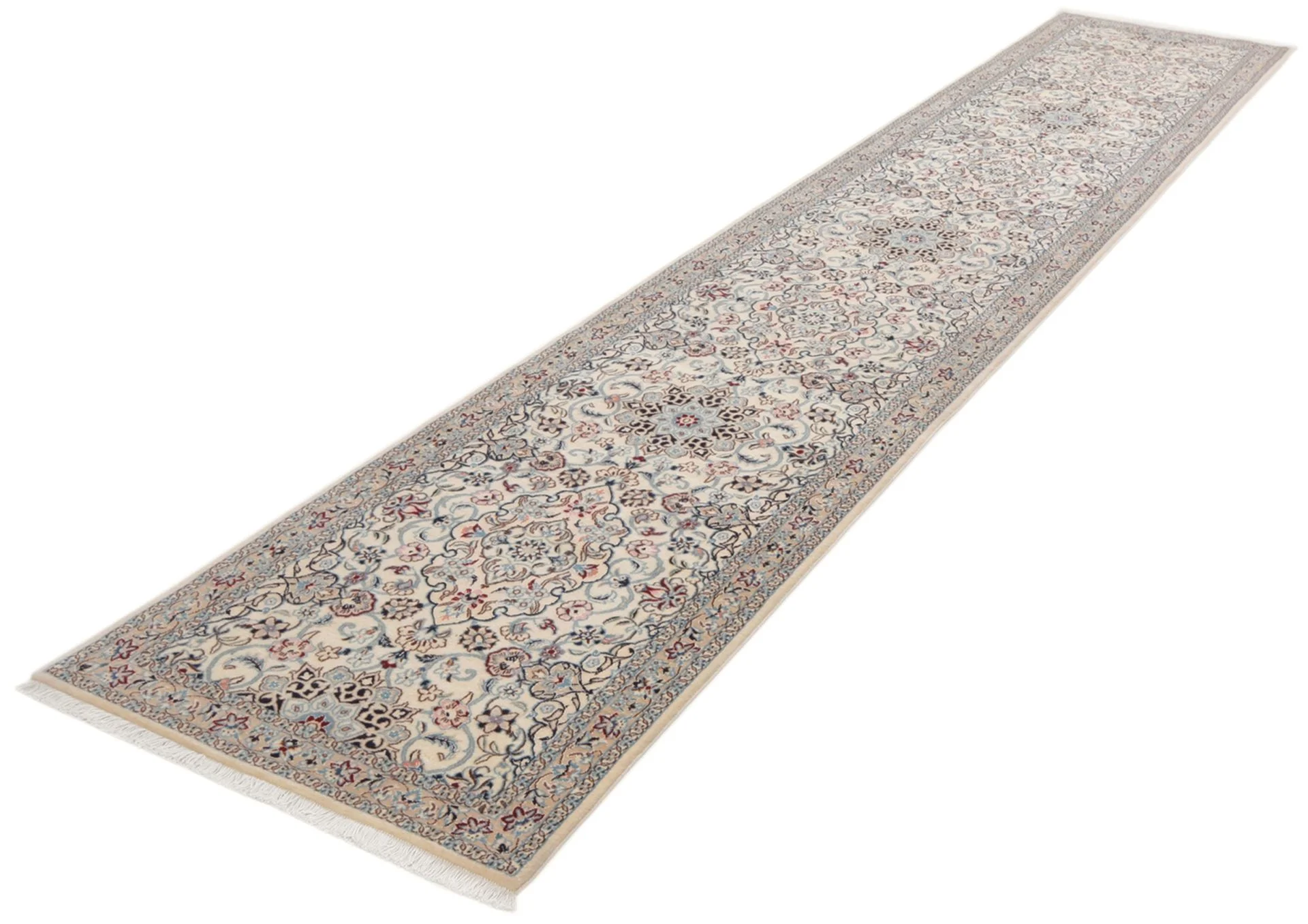 Nain Perserteppich aus Iran, 80 × 420 cm