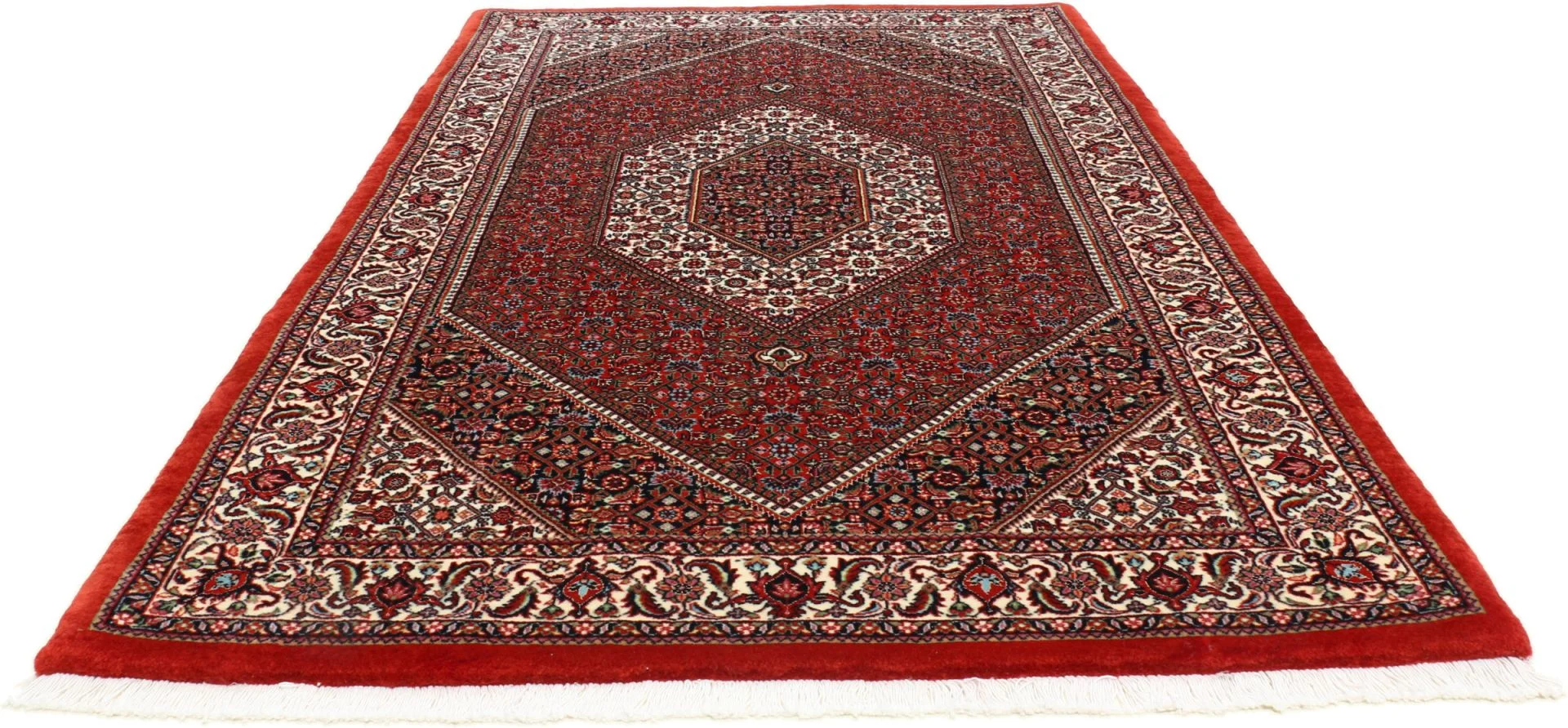 Handgeknüpfter Bijar Perserteppich, 115 × 190 cm, Wolle & Seide