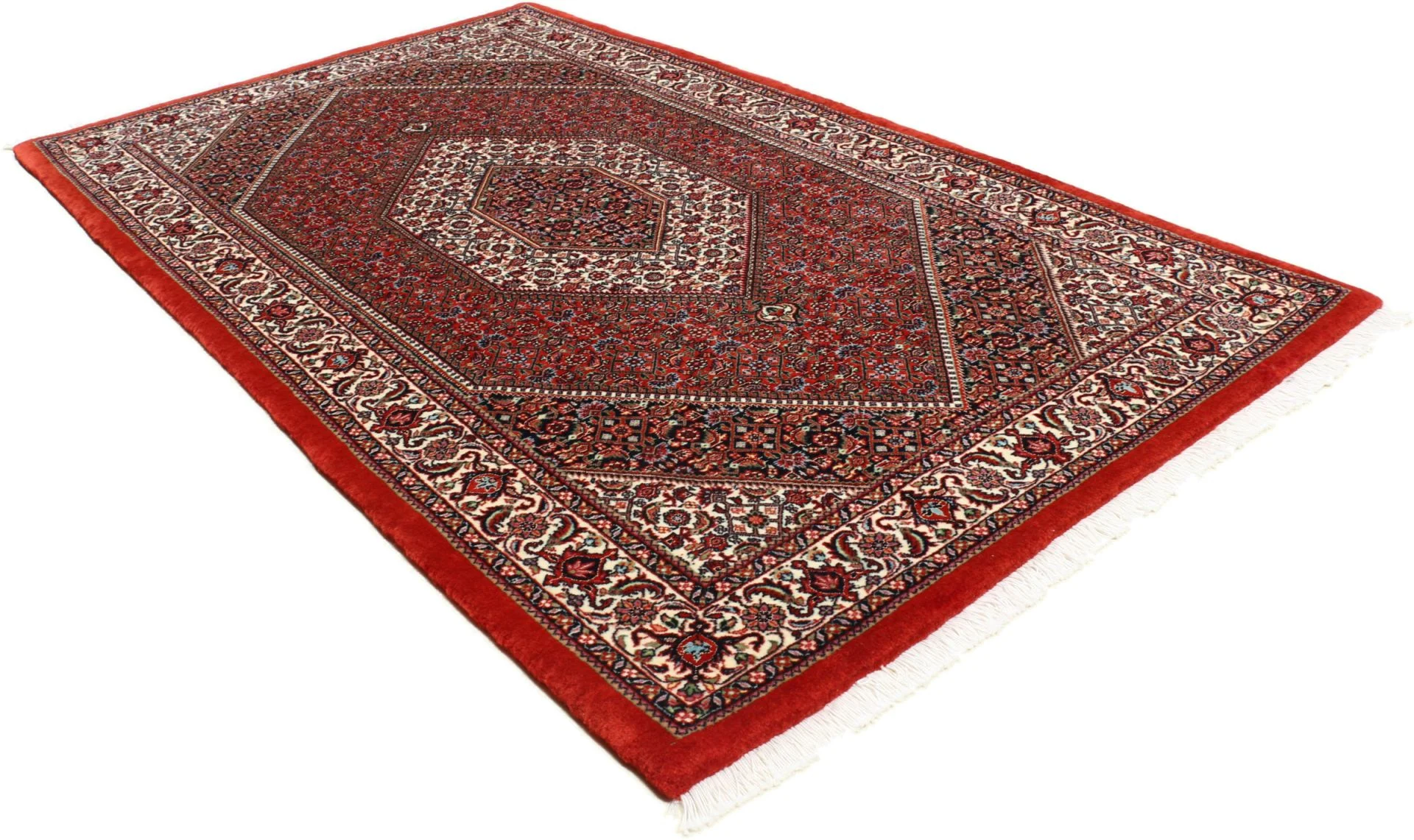 Handgeknüpfter Bijar Perserteppich, 115 × 190 cm, Wolle & Seide