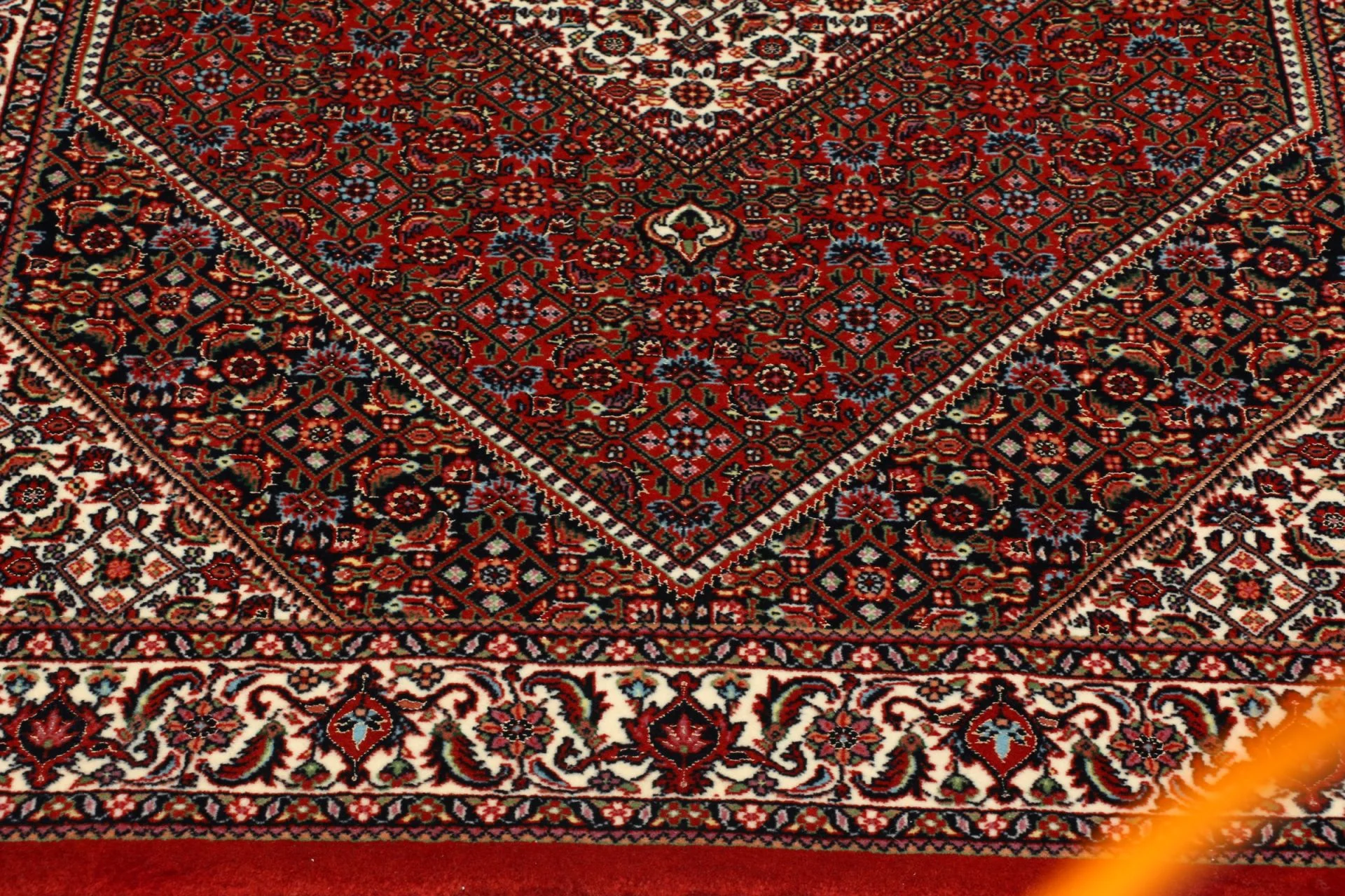 Handgeknüpfter Bijar Perserteppich, 115 × 190 cm, Wolle & Seide