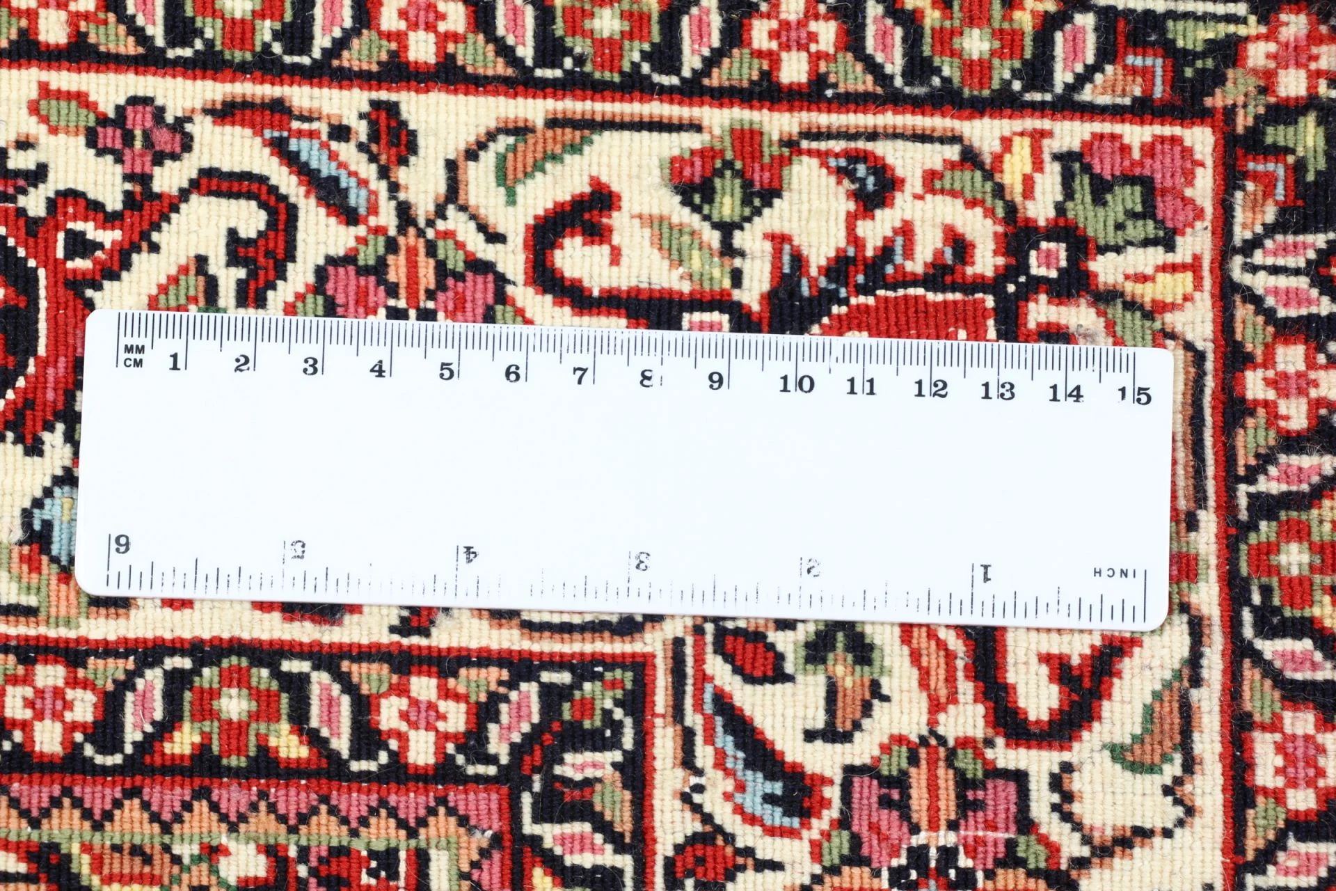 Handgeknüpfter Bijar Perserteppich, 115 × 190 cm, Wolle & Seide