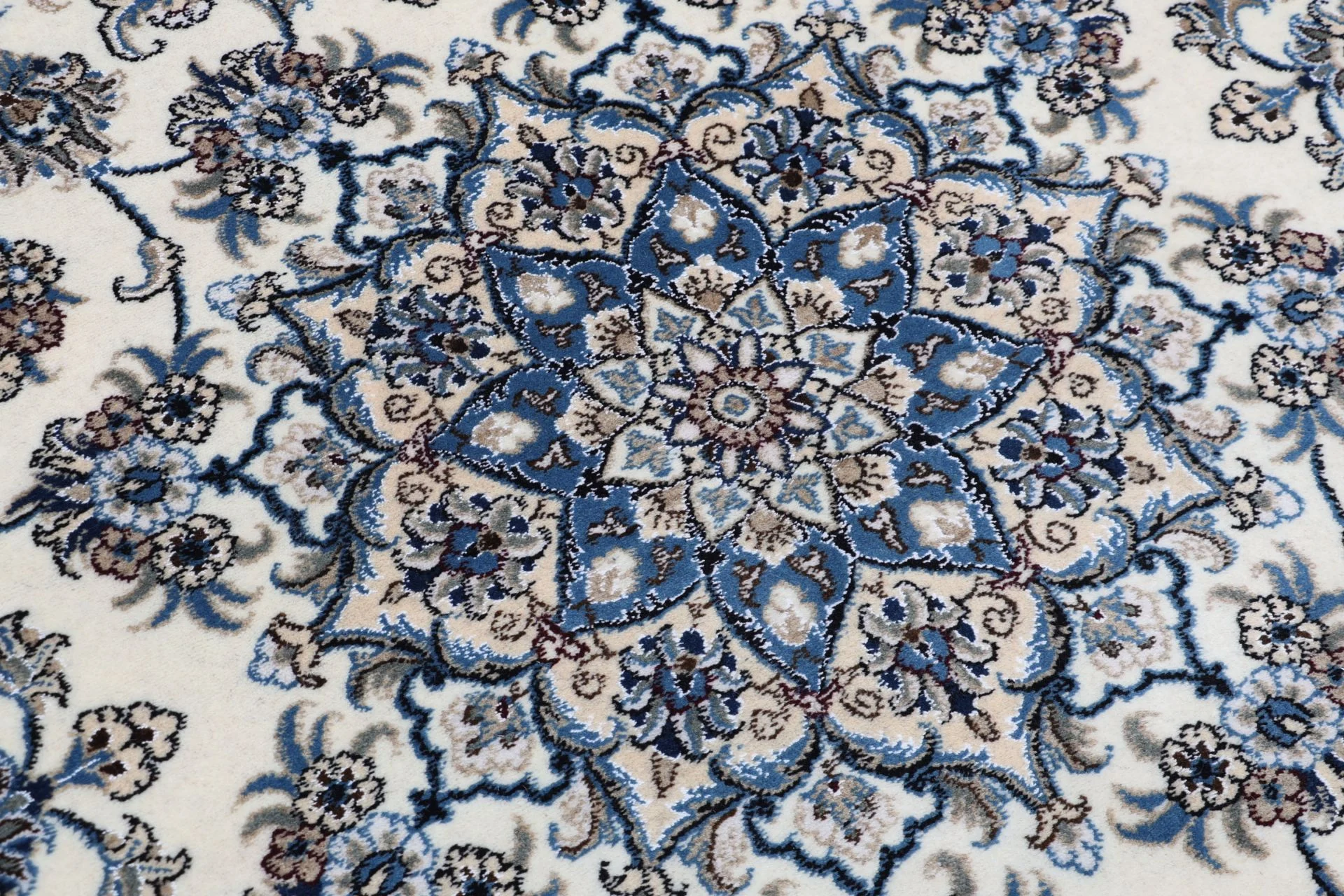 Handgeknüpfter Nain Perserteppich, 195 × 195 cm, Wolle
