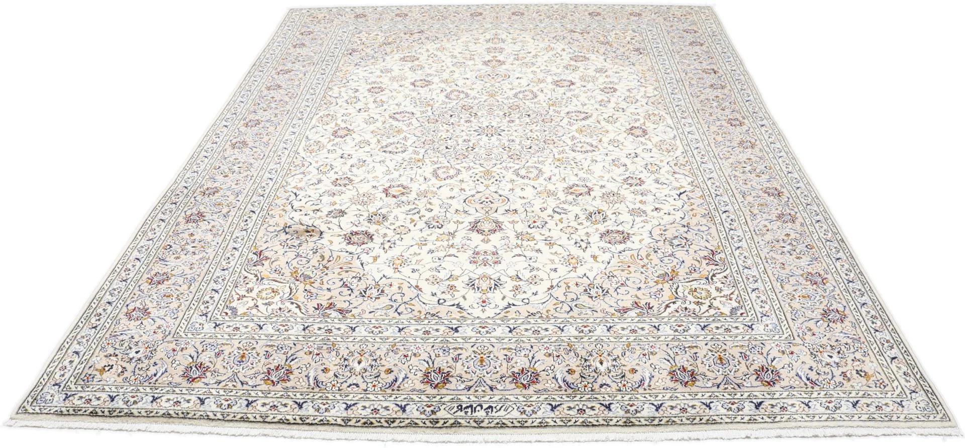Kashan Perserteppich 240 × 340 cm aus Wolle, handgeknüpft