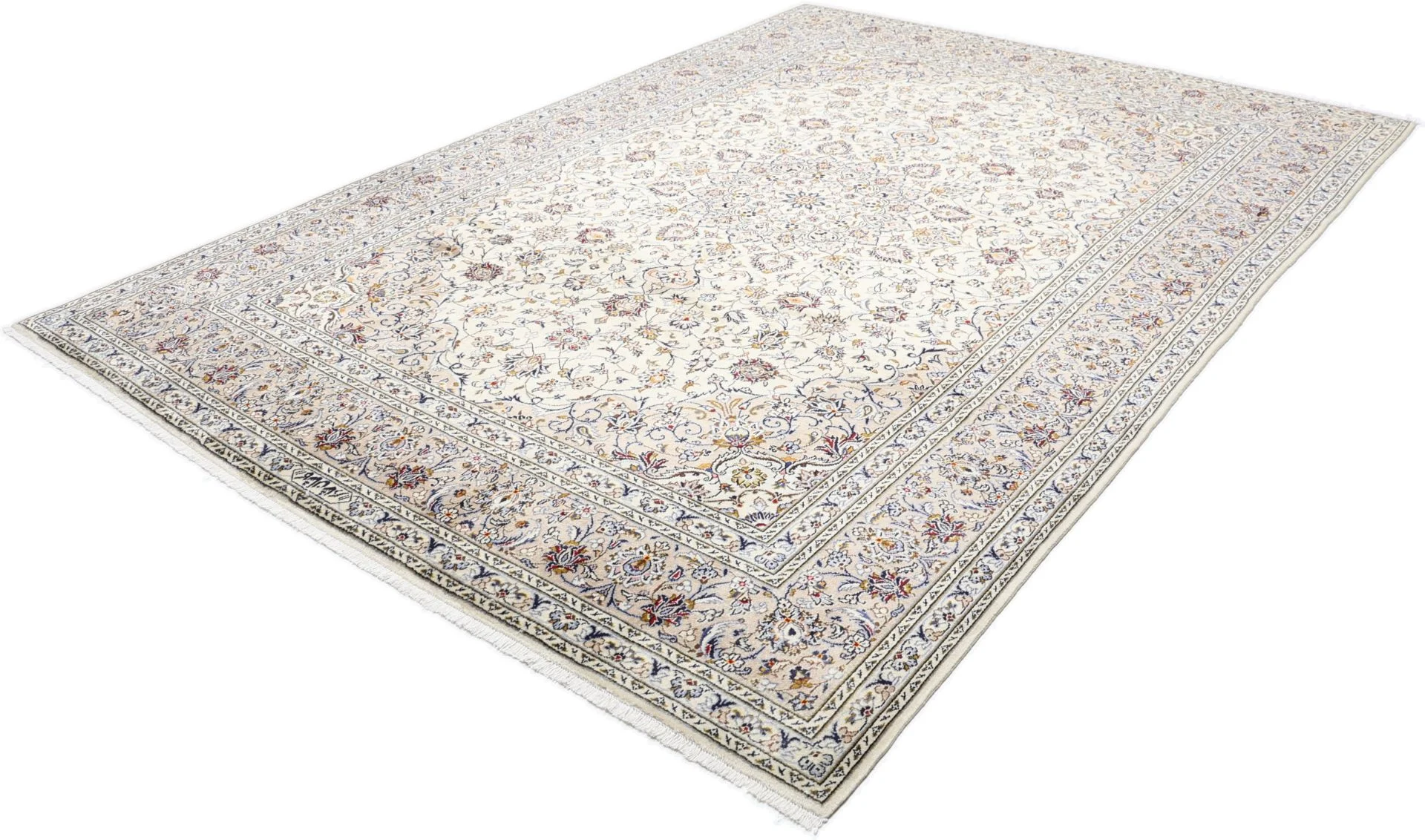 Kashan Perserteppich 240 × 340 cm aus Wolle, handgeknüpft