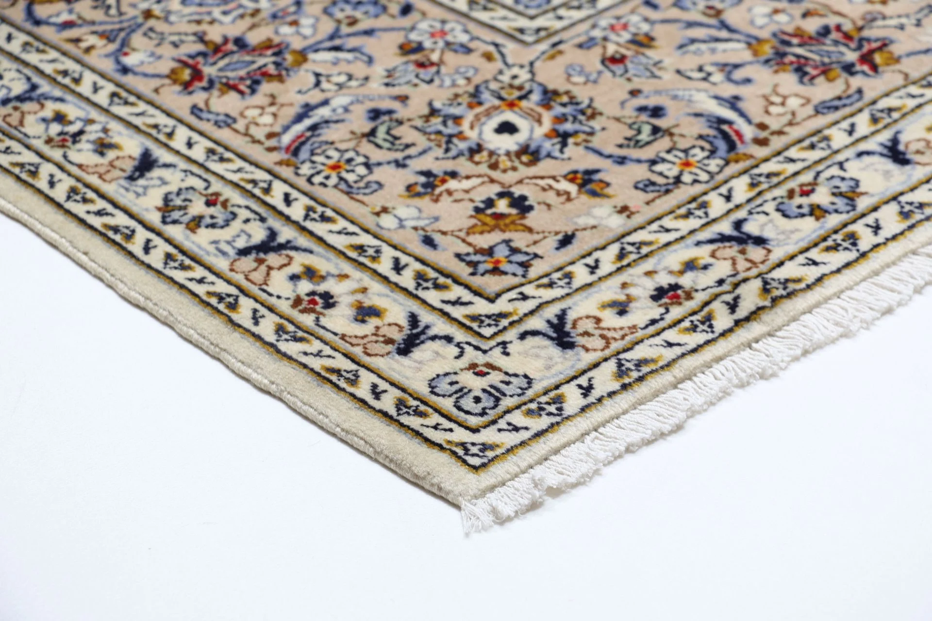 Kashan Perserteppich 240 × 340 cm aus Wolle, handgeknüpft