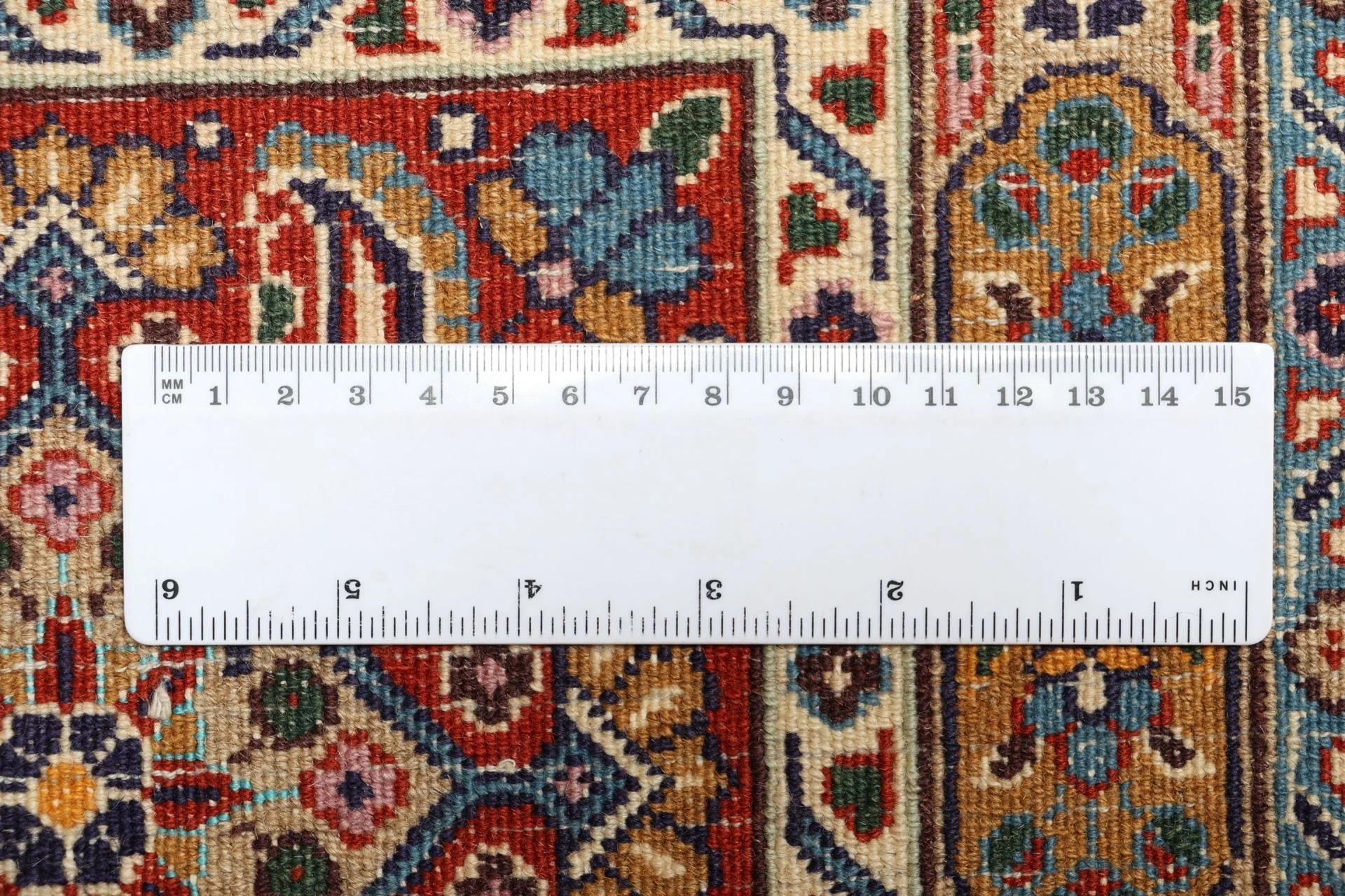 Handgeknüpfter Moud Perserteppich, 250 × 347 cm, Wolle