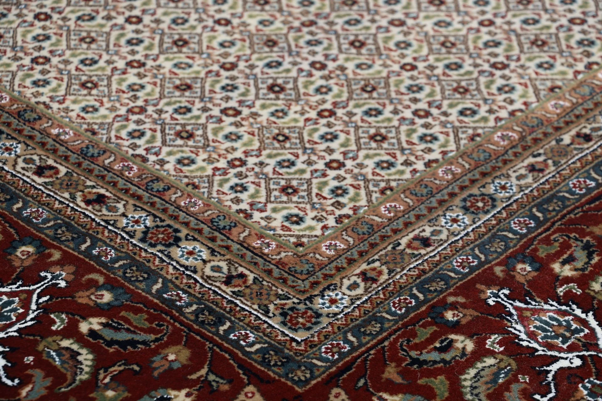 Handgeknüpfter Moud Orientteppich 299 × 397 cm