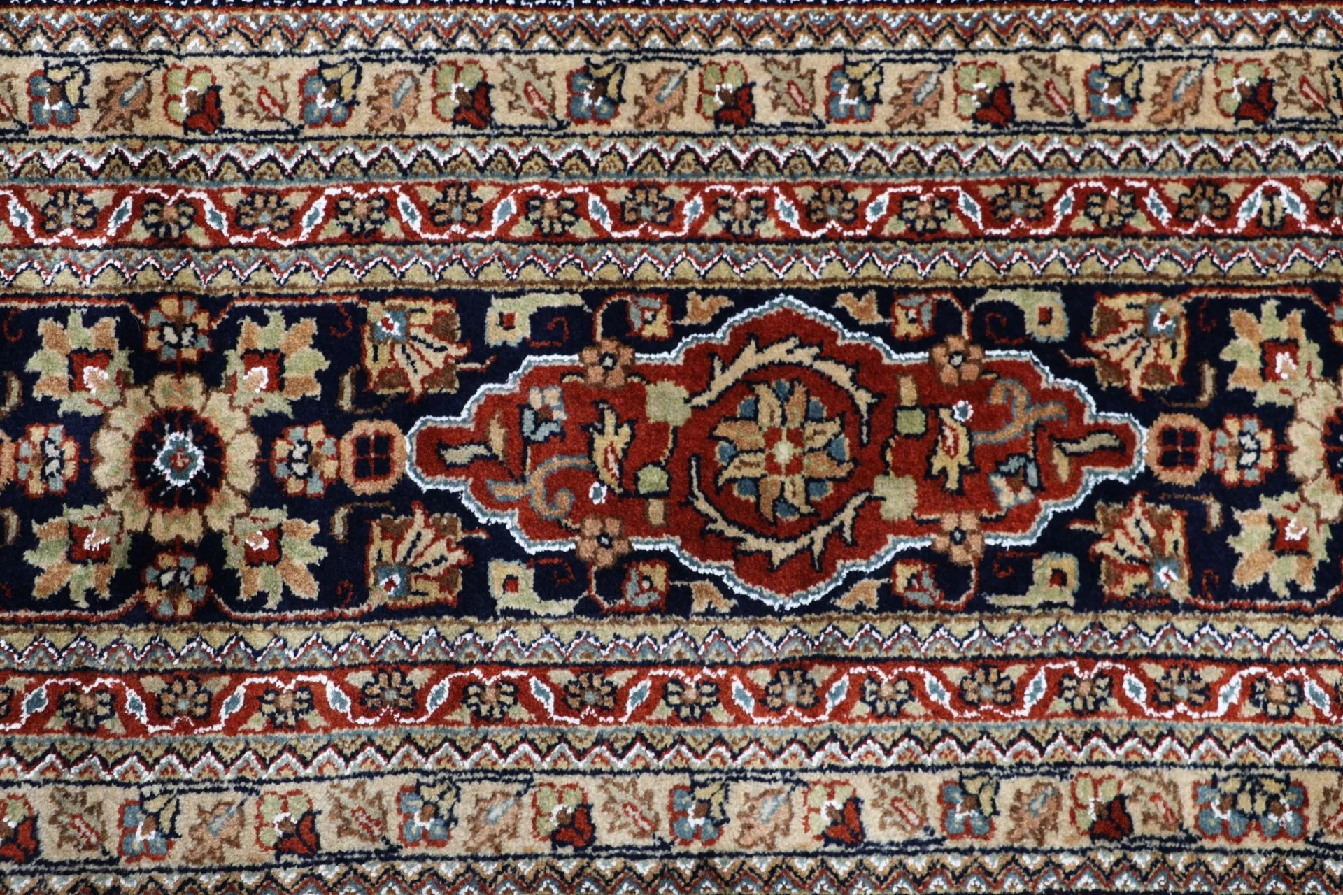Handgeknüpfter Ghom Orientteppich, 302 × 395 cm, Wolle