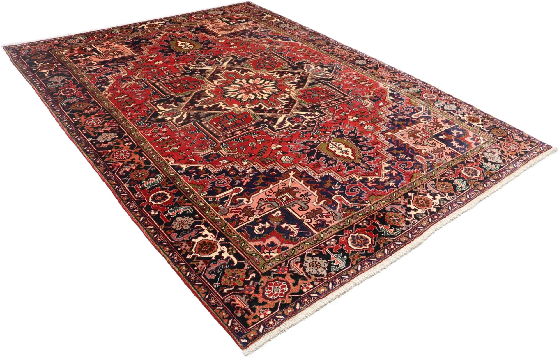 Heriz Perserteppich 247 × 330 cm aus Wolle, handgeknüpft