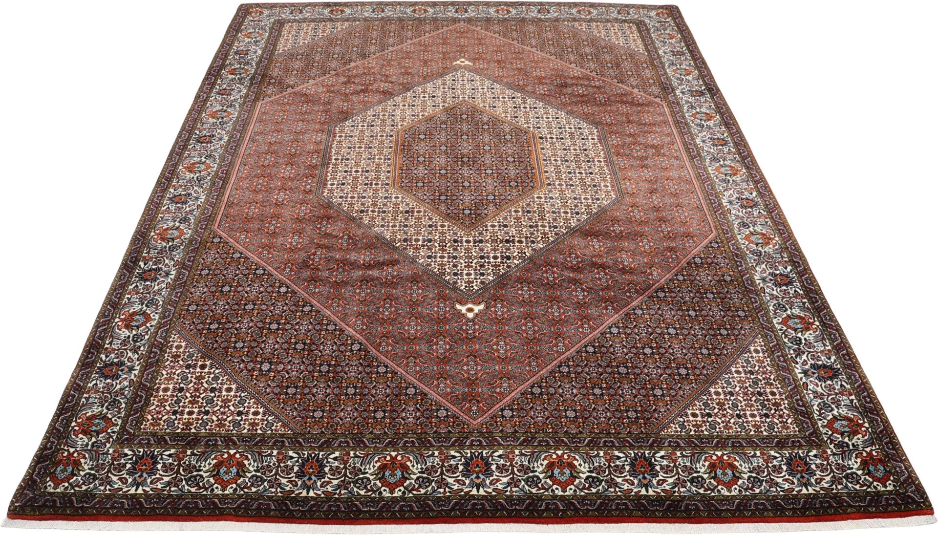 Bijar Perserteppich aus Iran, 253 × 356 cm