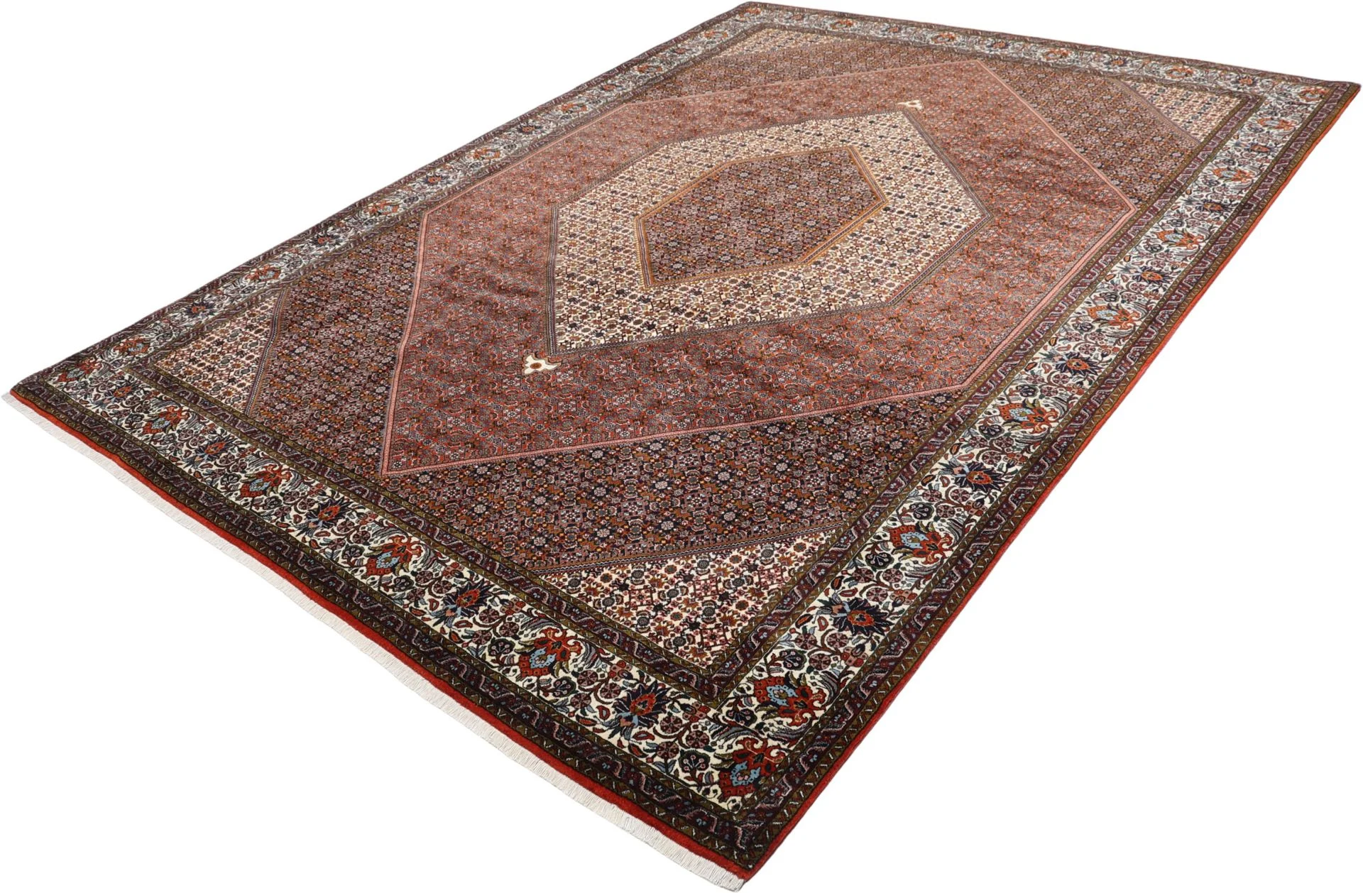 Bijar Perserteppich aus Iran, 253 × 356 cm