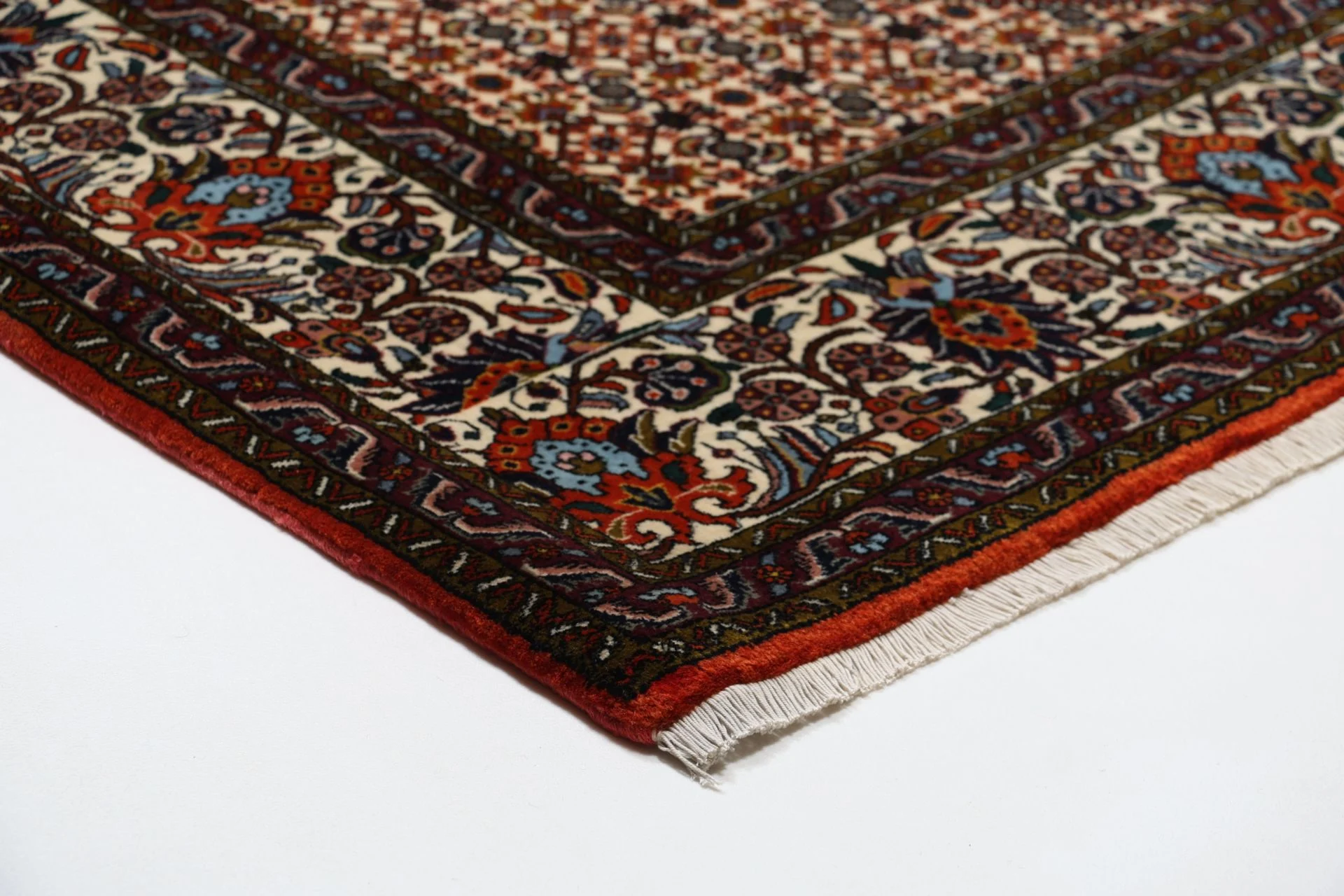 Bijar Perserteppich aus Iran, 253 × 356 cm