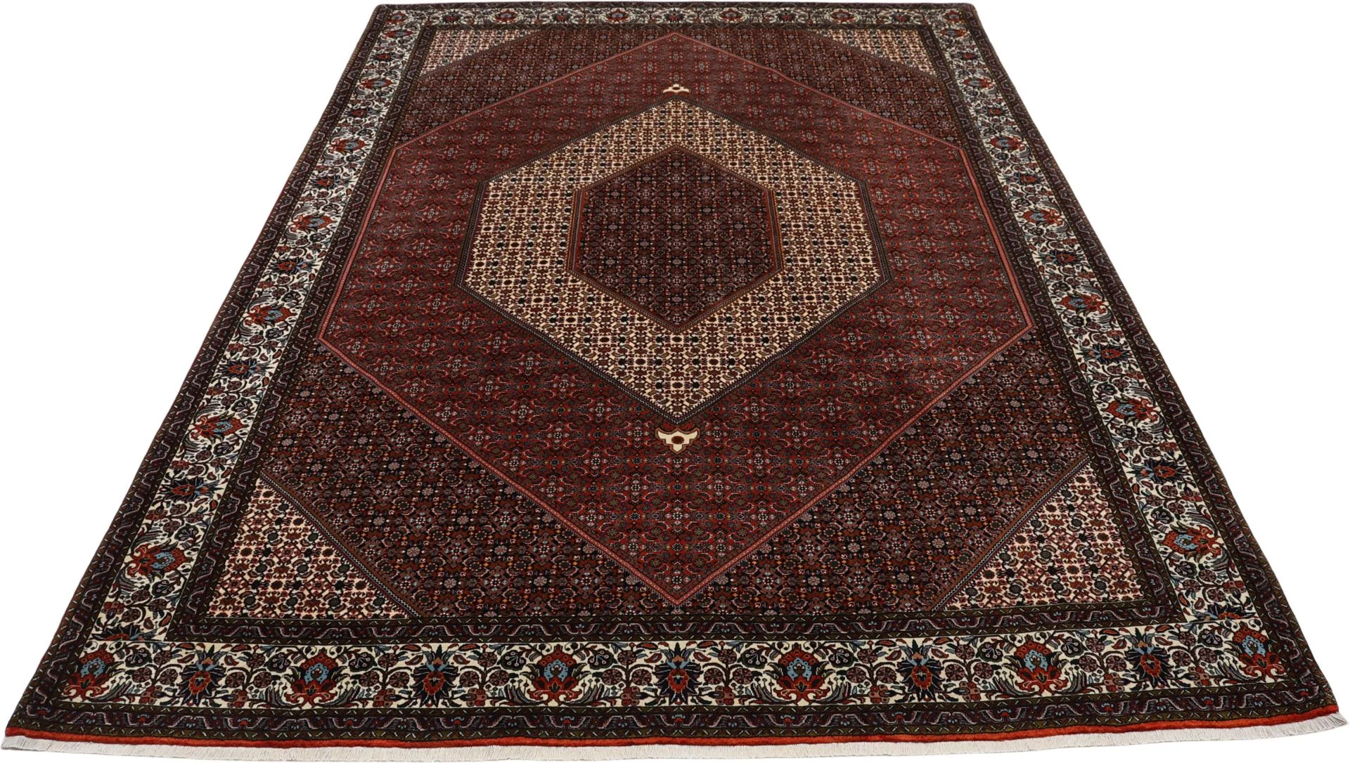 Bijar Perserteppich aus Iran, 253 × 356 cm