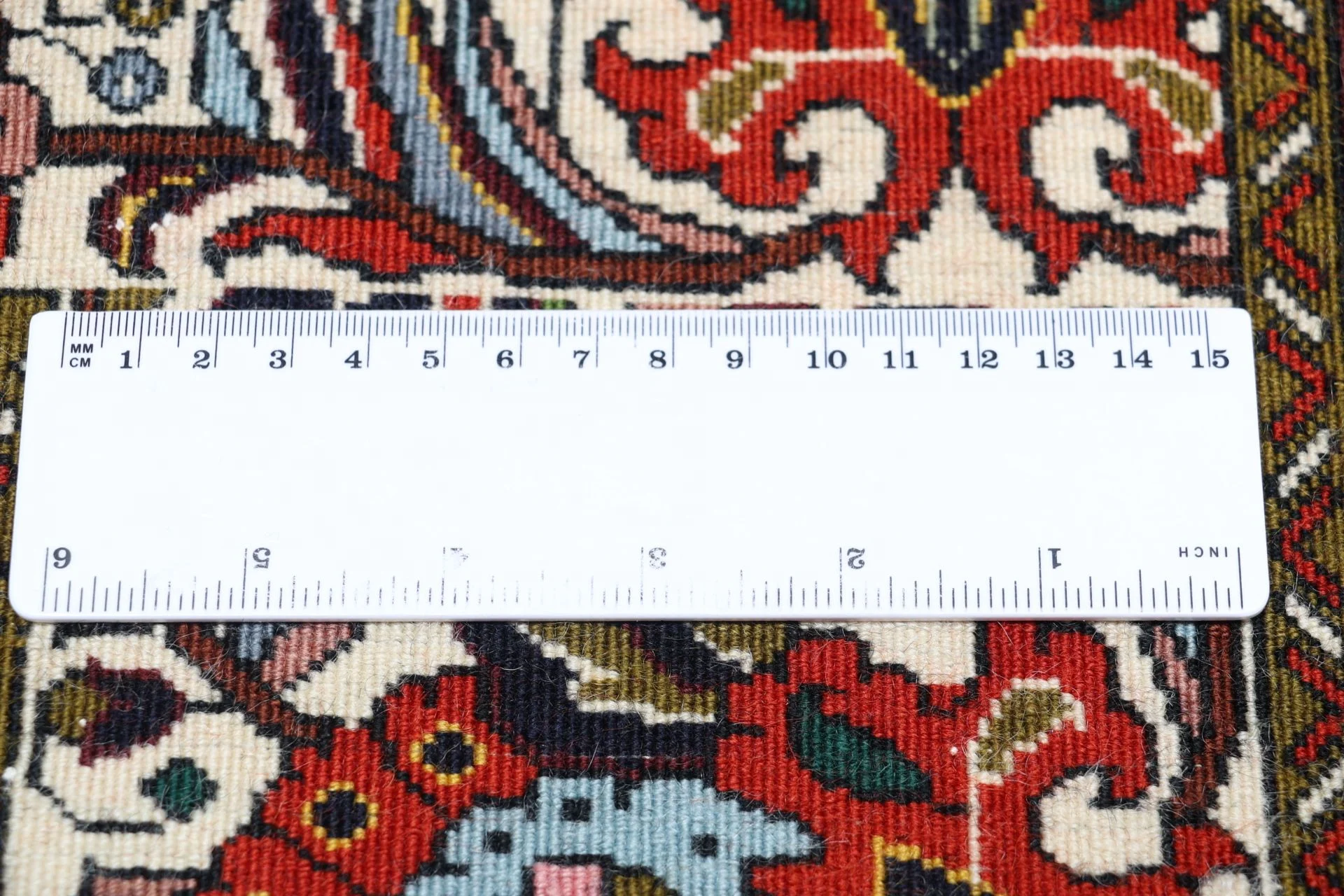 Bijar Perserteppich aus Iran, 253 × 356 cm