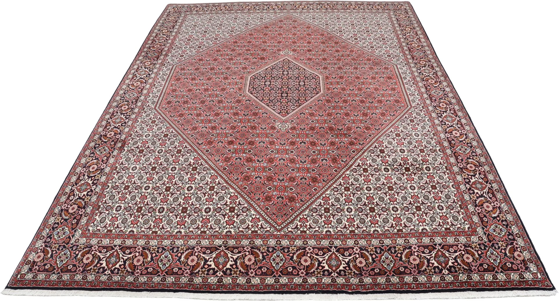 Handgeknüpfter Bijar Perserteppich 254 × 355 cm