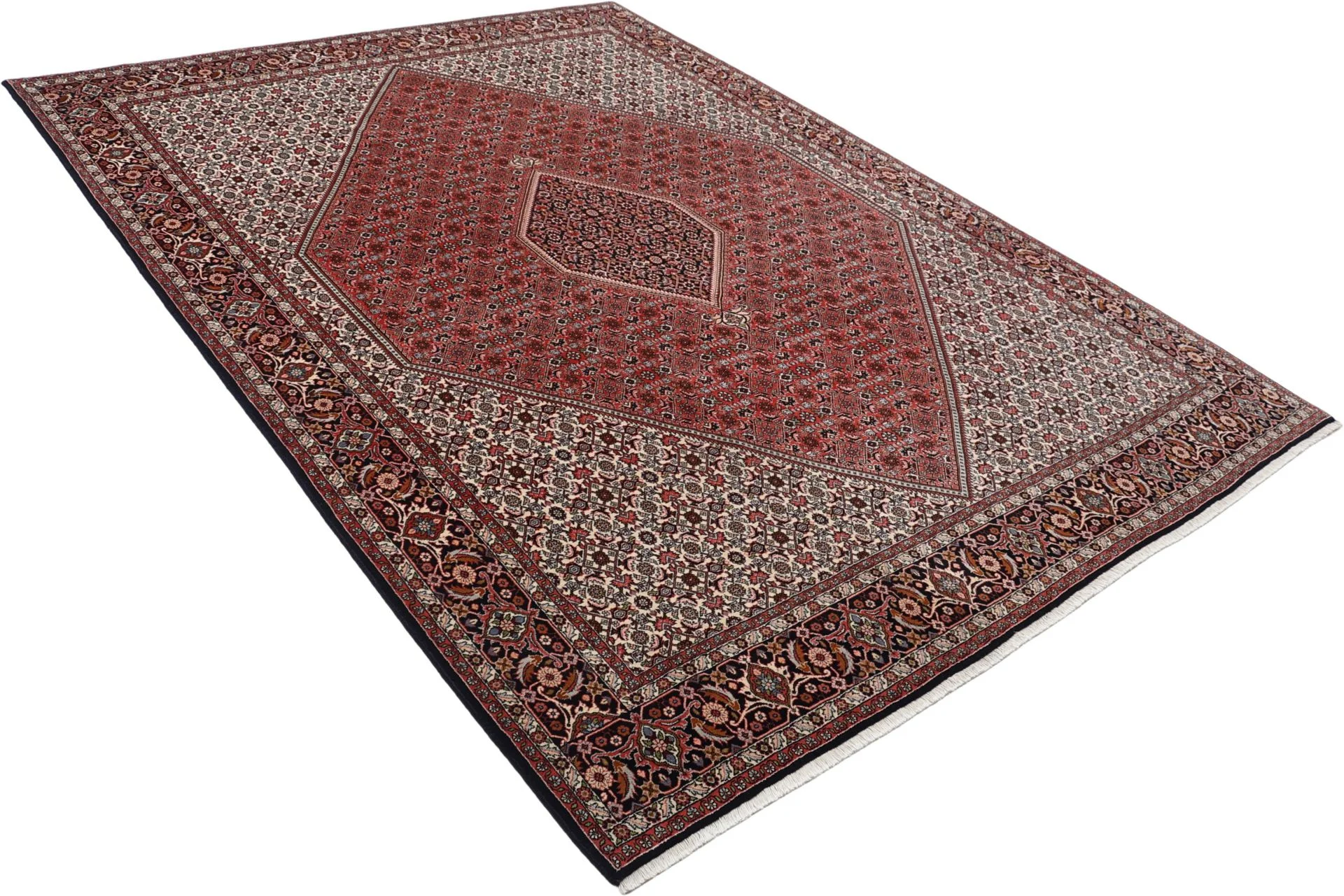 Handgeknüpfter Bijar Perserteppich 254 × 355 cm